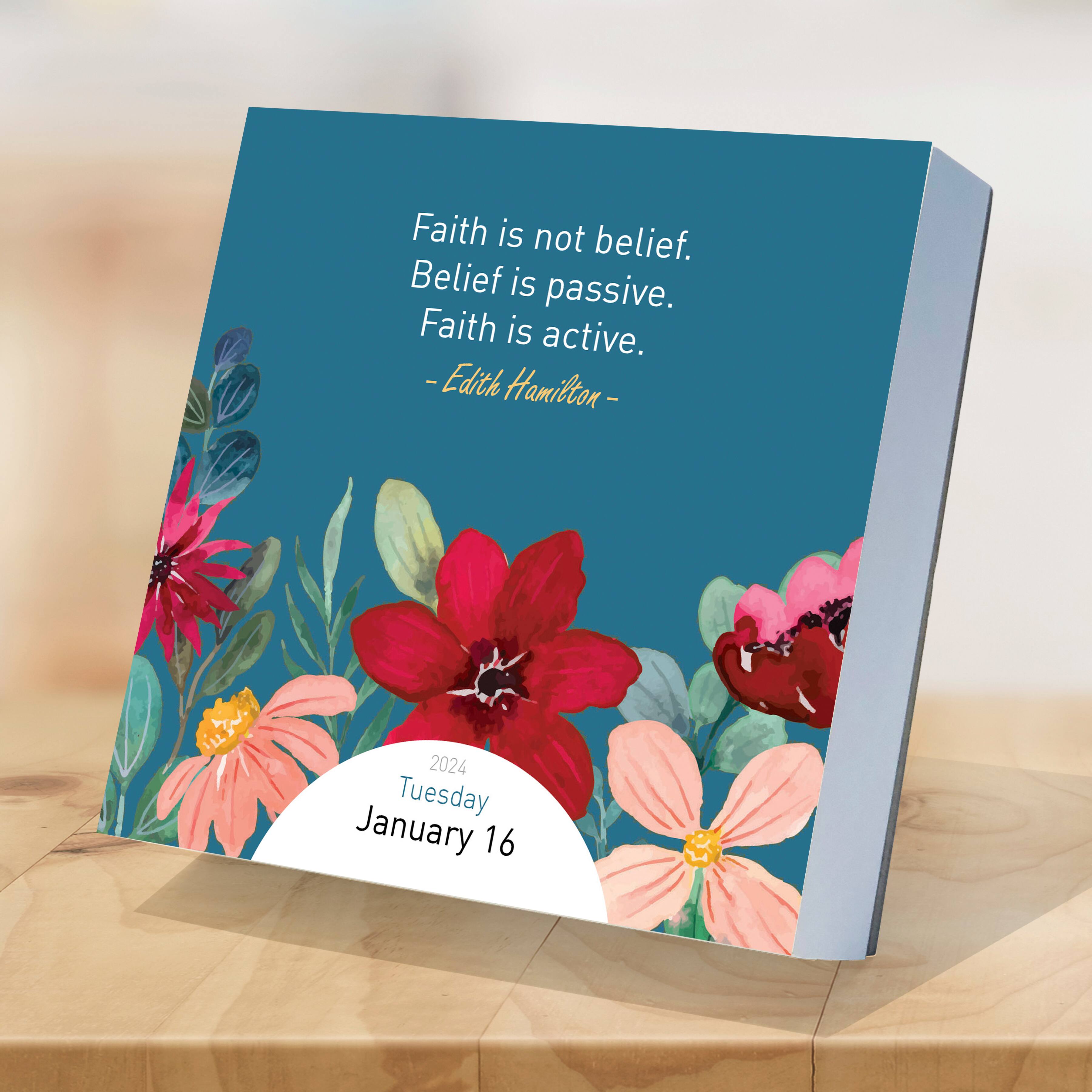 TF Publishing 2024 Seize the Day Daily Desktop Calendar