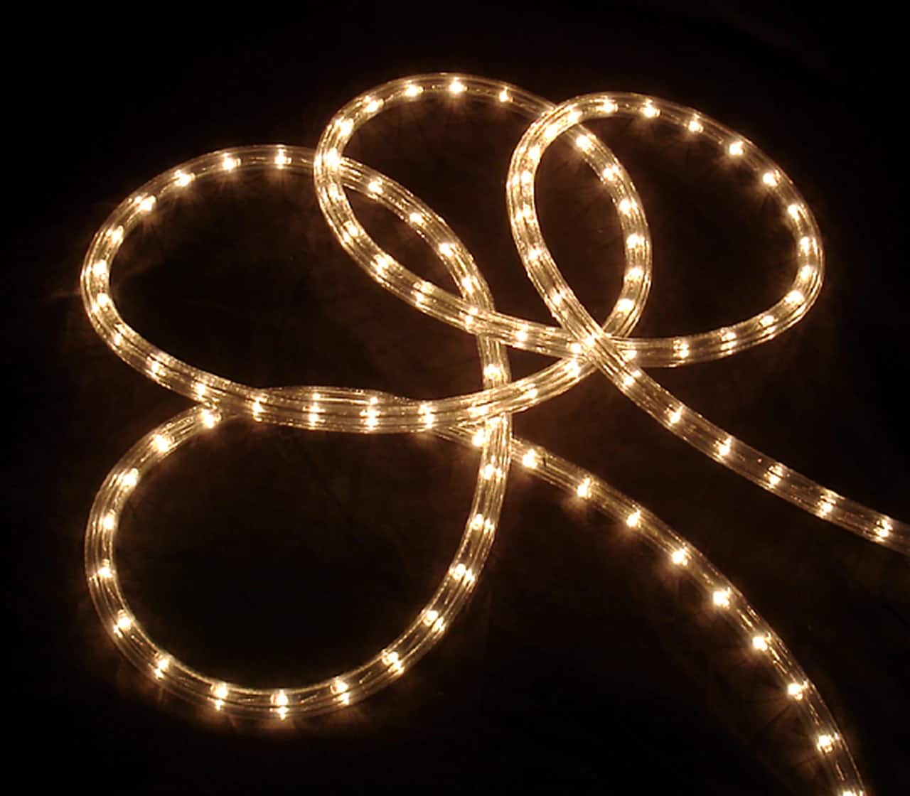 100ft. Clear Incandescent Outdoor Christmas Rope Lights