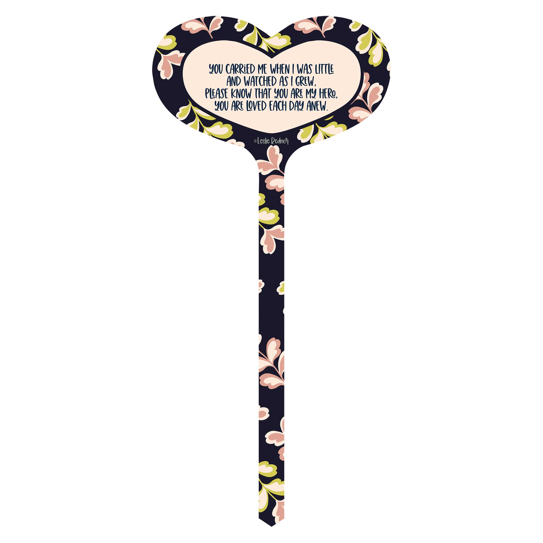 15" Aluminum You Carried Me Remembrance Marker Garden Stake