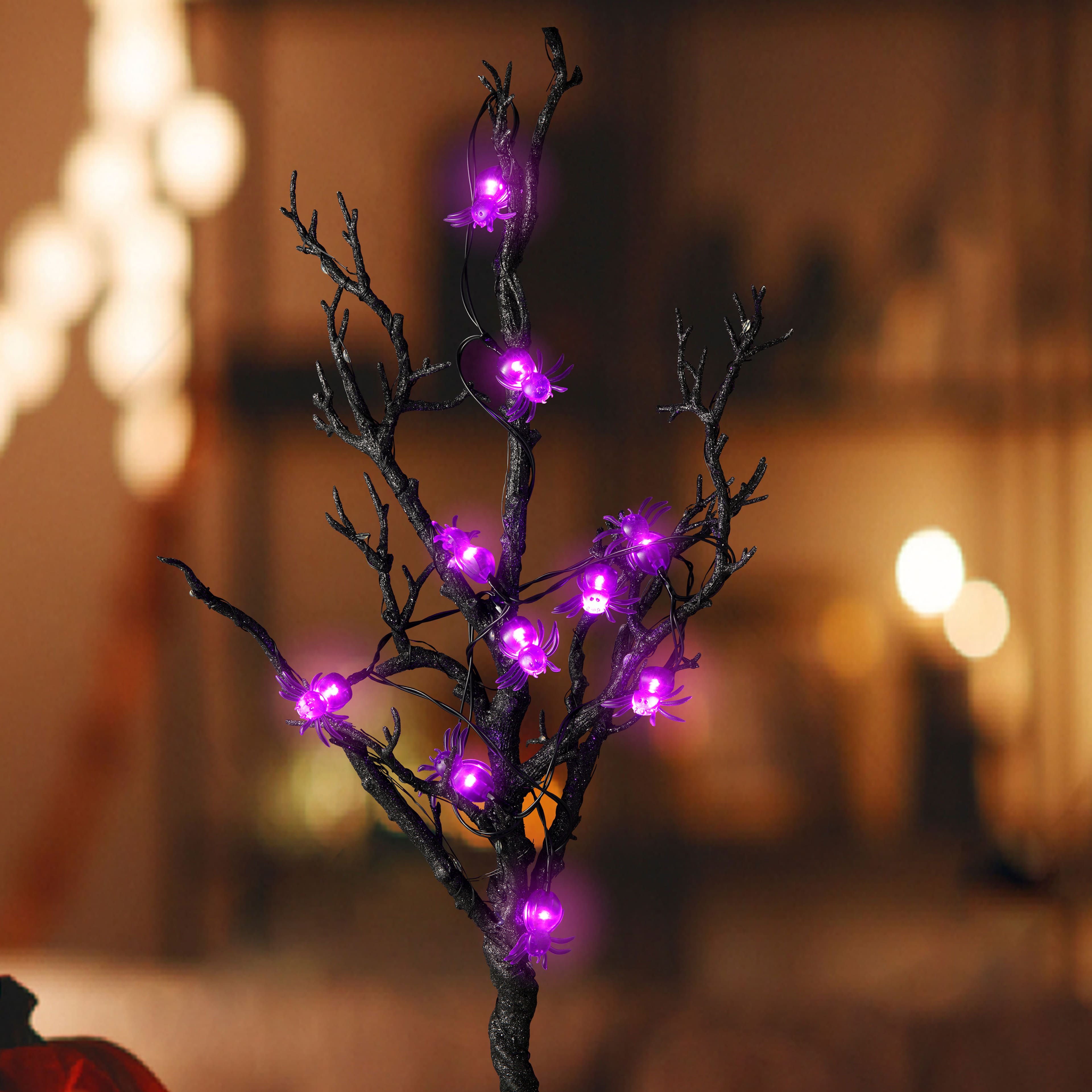 10ct. Purple LED Spider String Lights by Ashland®