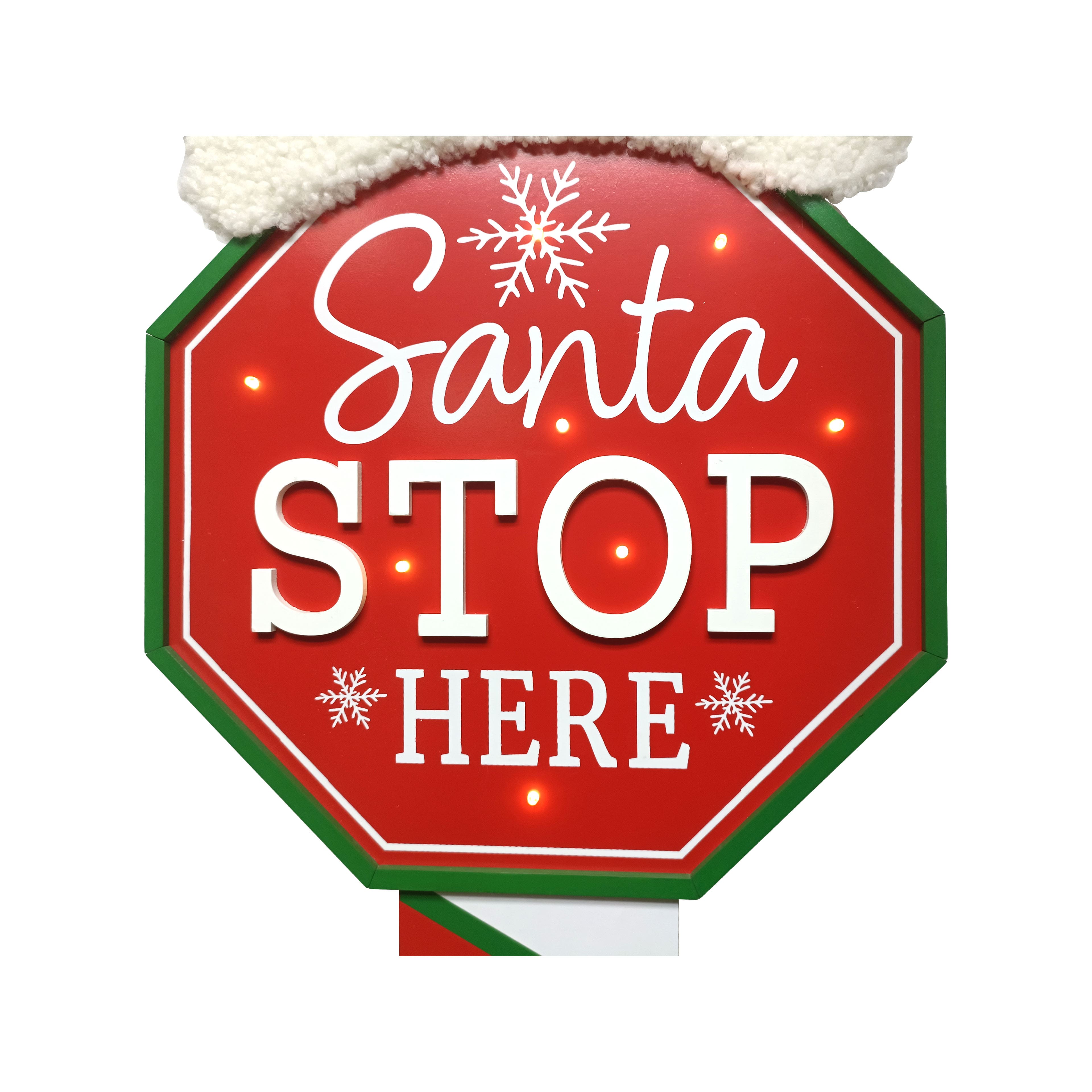 3.9ft. Santa Sign Door Greeter by Ashland&#xAE;