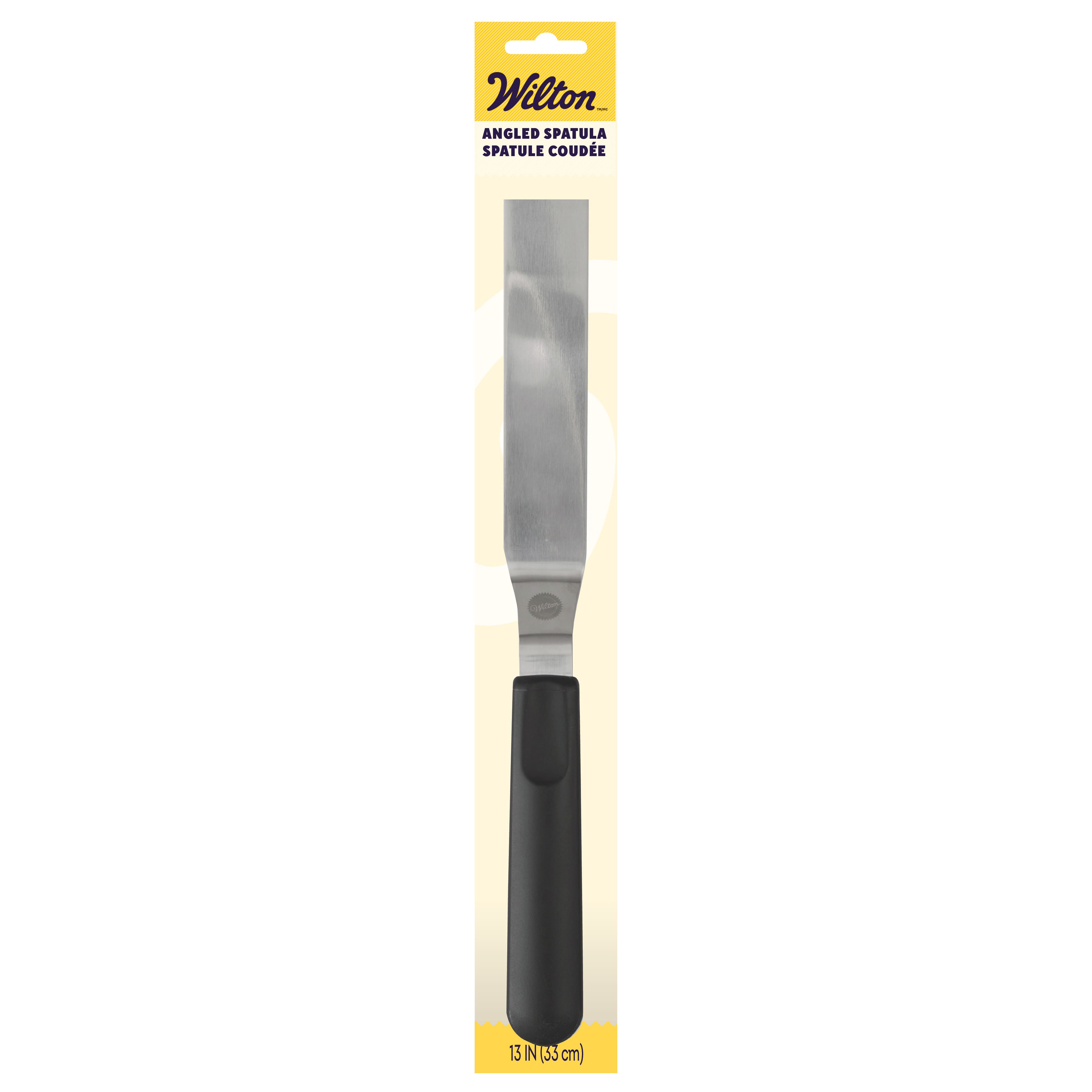 Wilton™ 13" Angled Icing Spatula with Black Handle