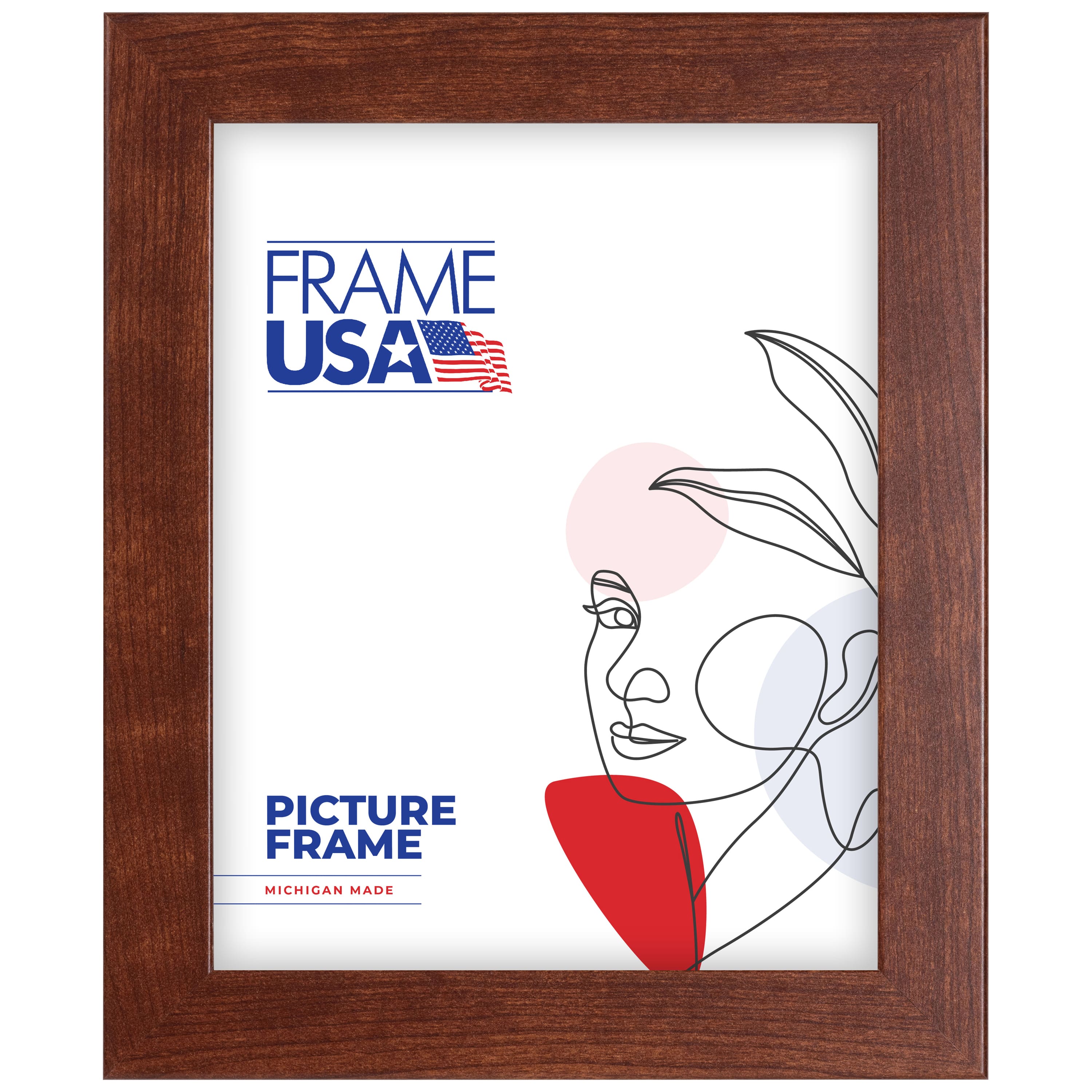 Frame USA Corporate Canadian Walnut Single Image Picture Frame