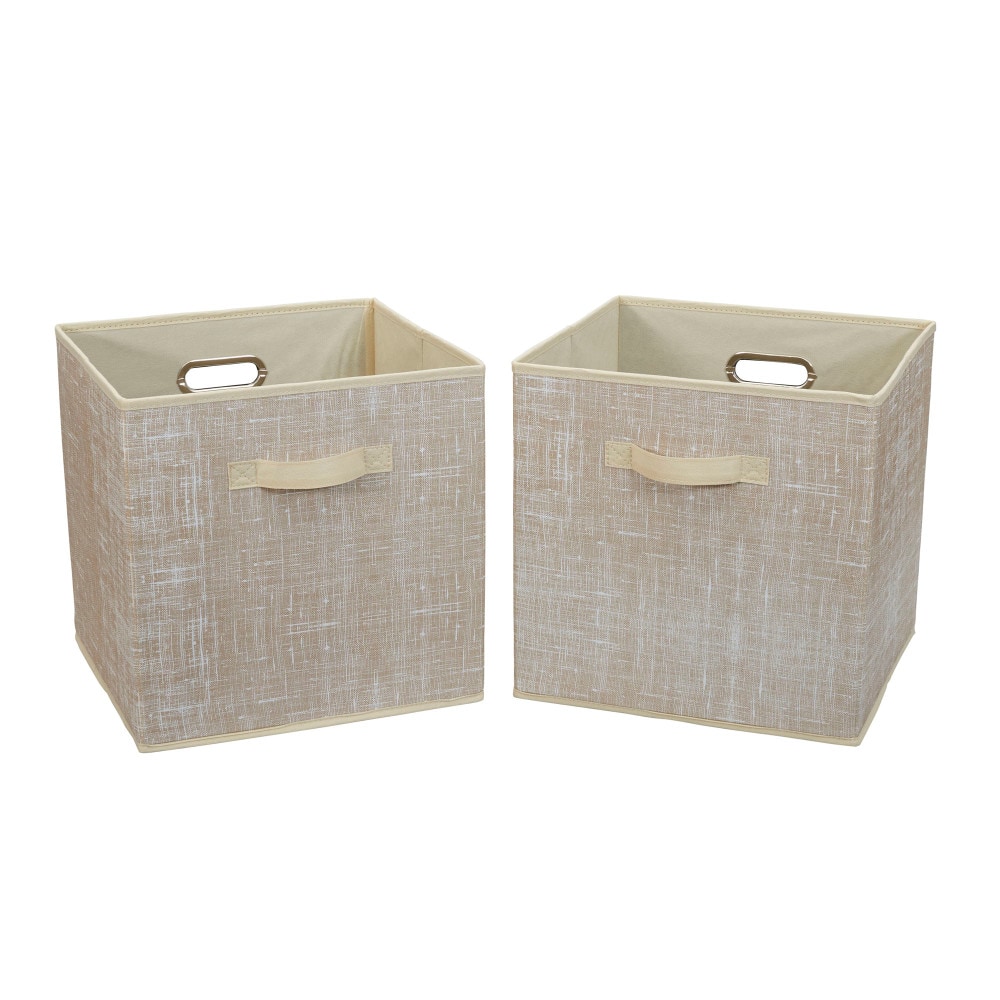 2 Pack Household Essentials 13" Fabric Storage Bins