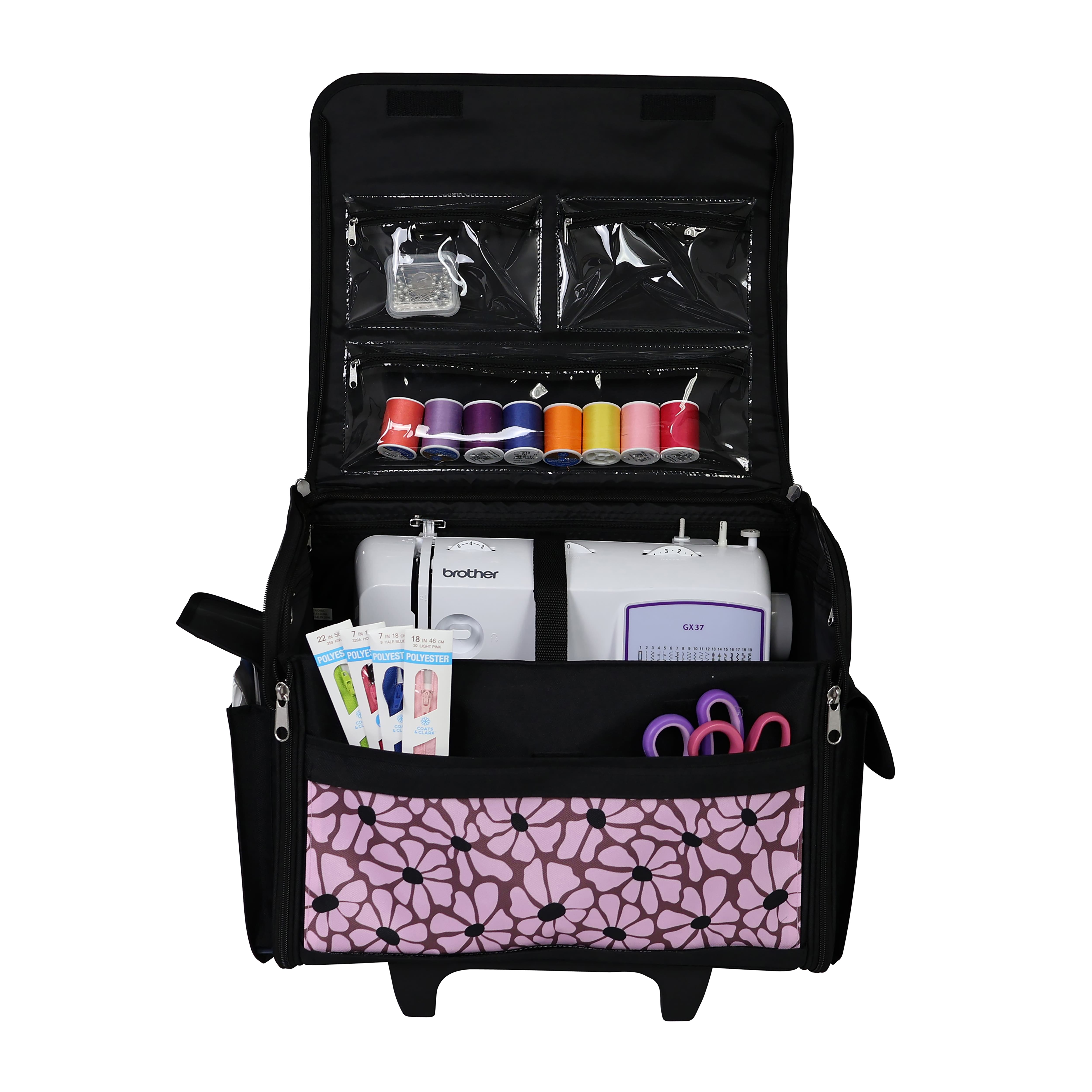 Everything Mary Collapsible Rolling Sewing Machine Tote
