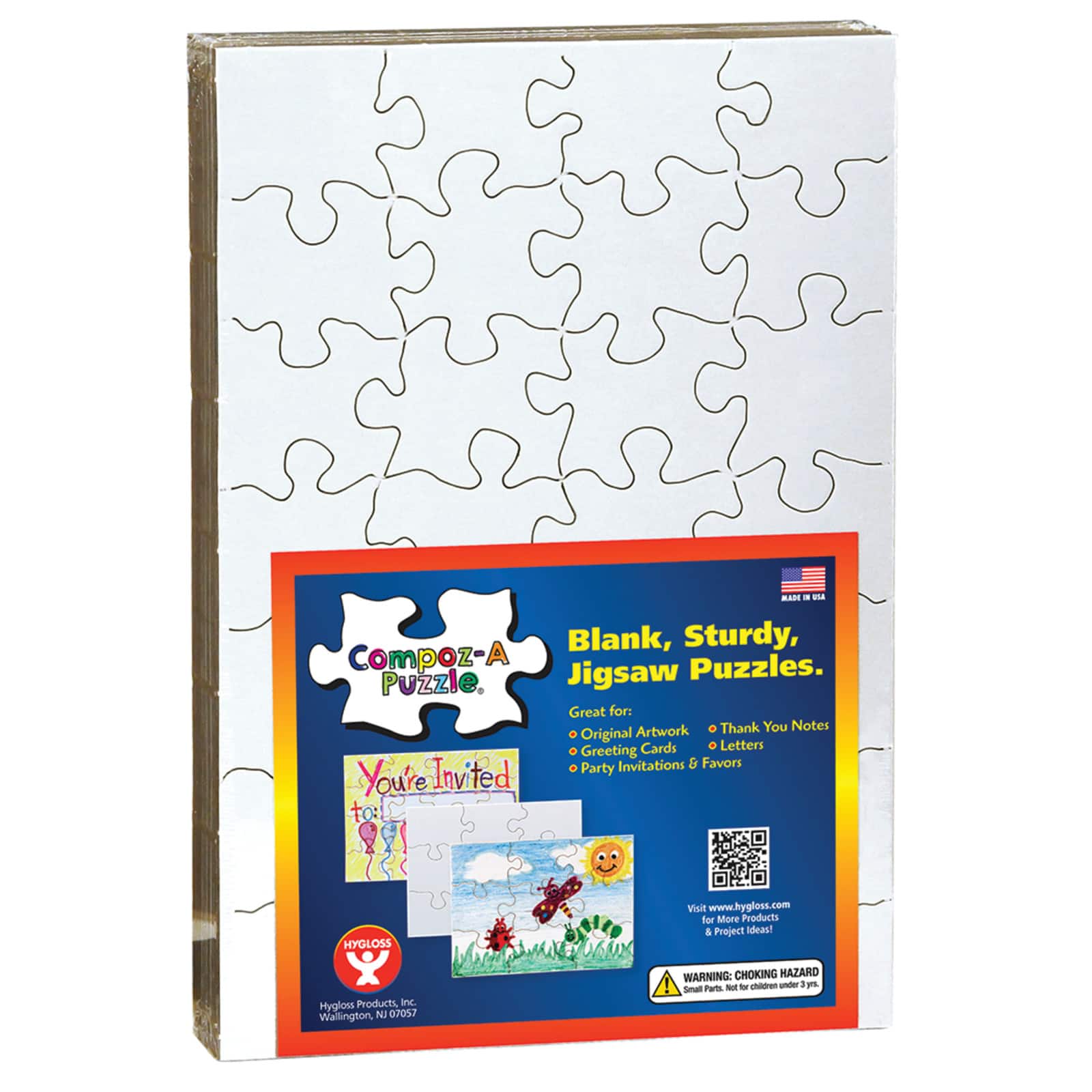 Hygloss® Compoz-A-Puzzle® 9 Piece Puzzle Set, 24ct.