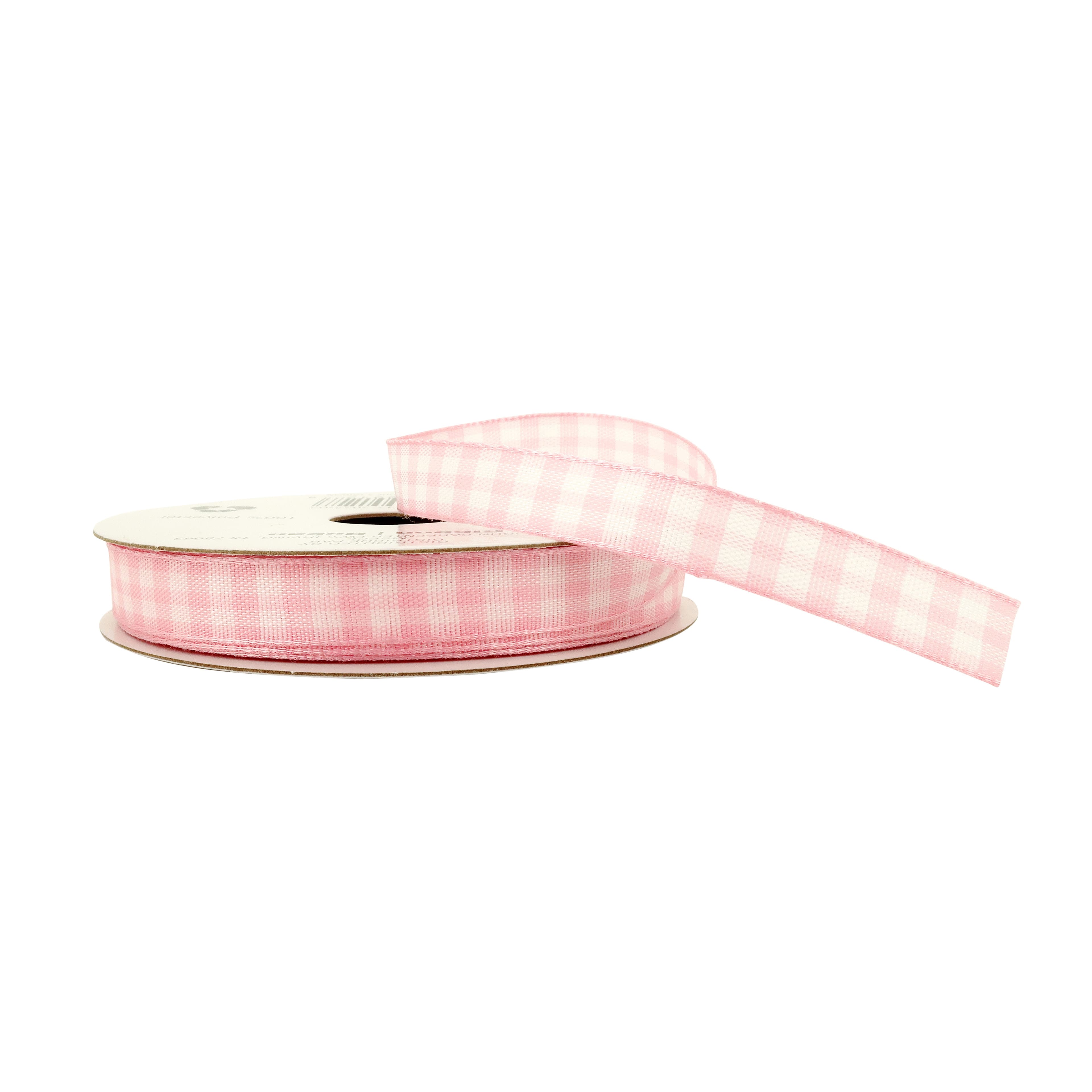 12 Pack: 3/8'' x 7yd. Gingham Ribbon by Celebrate It™