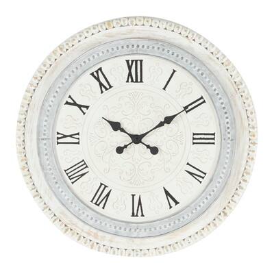 Horloge Murale Vintage Marks & Spencer - Bois Et Motifs Floraux - Neuve En Boîte