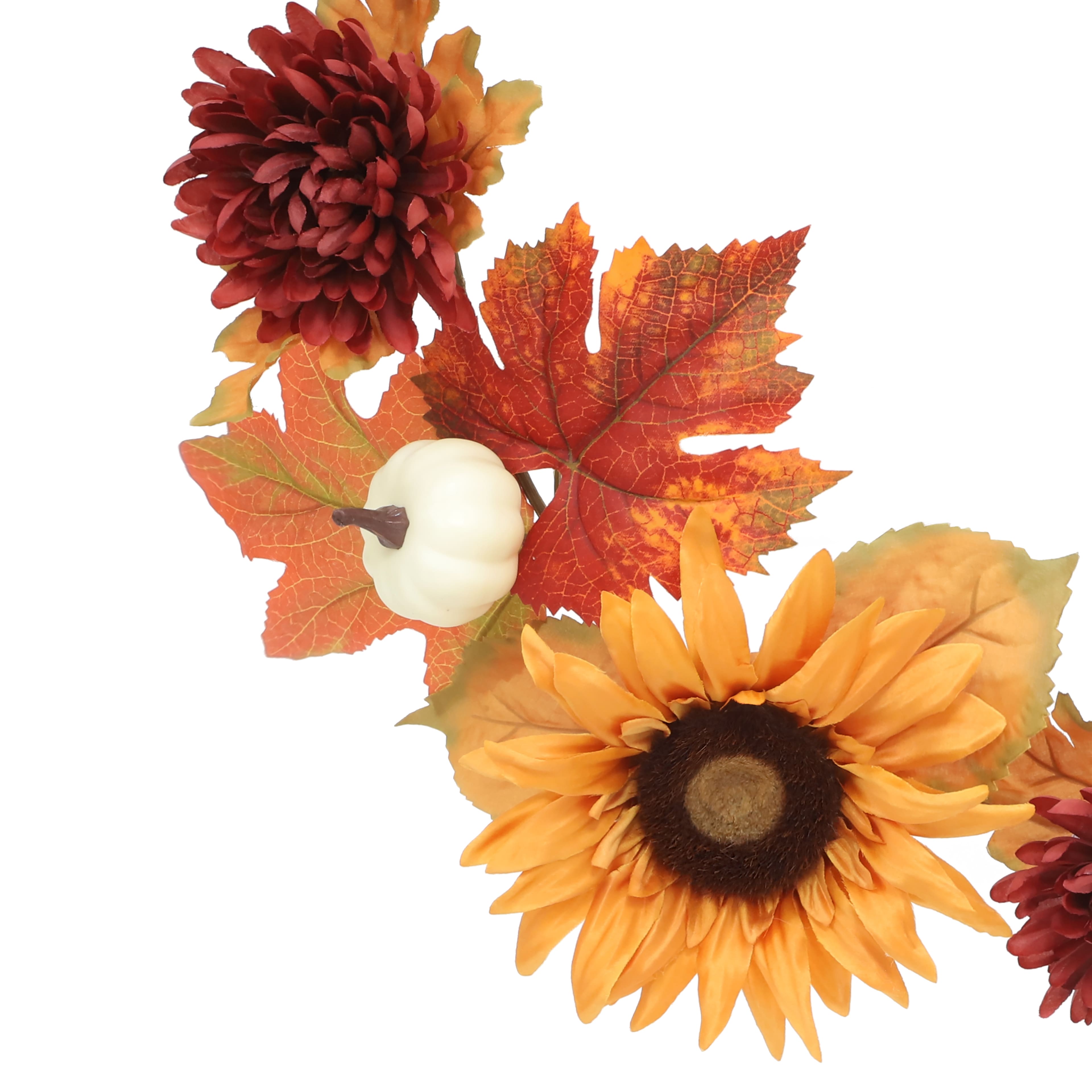 6ft. Orange Sunflower &#x26; Pumpkin Garland by Ashland&#xAE;