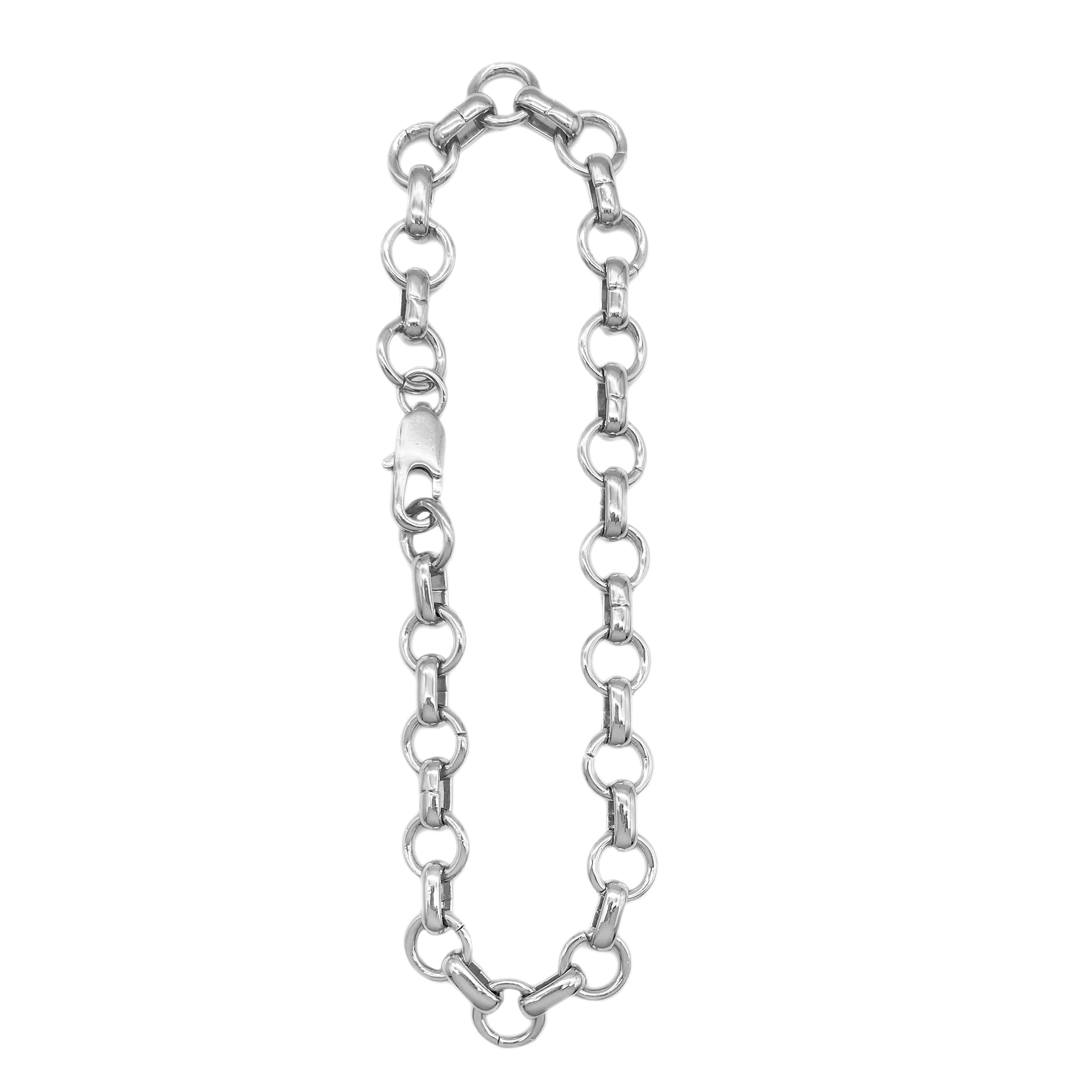 12 Pack: Rhodium Long & Short Charm Bracelet by Bead Landing™