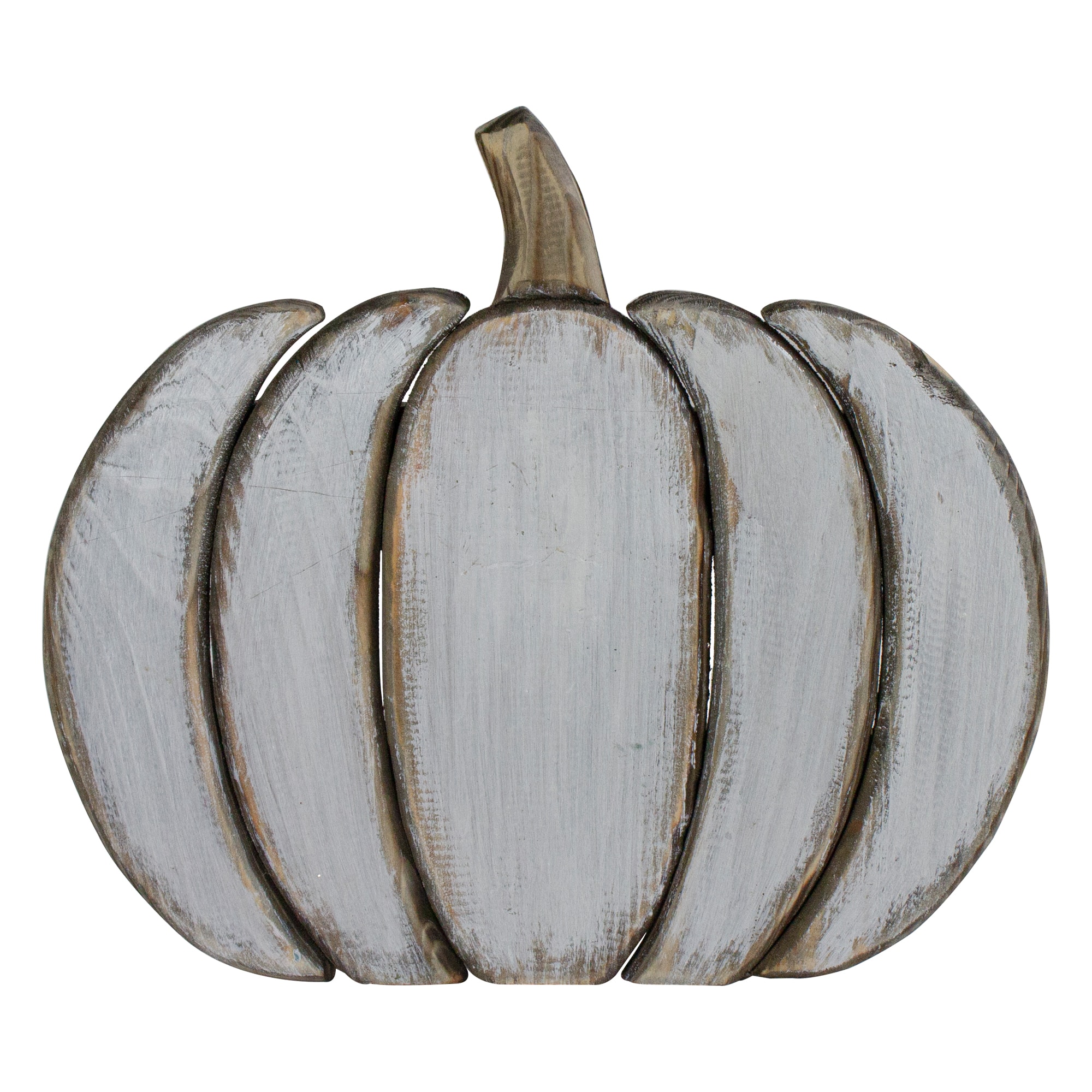 14" Blue & Brown Halloween Pumpkin Tabletop Decoration