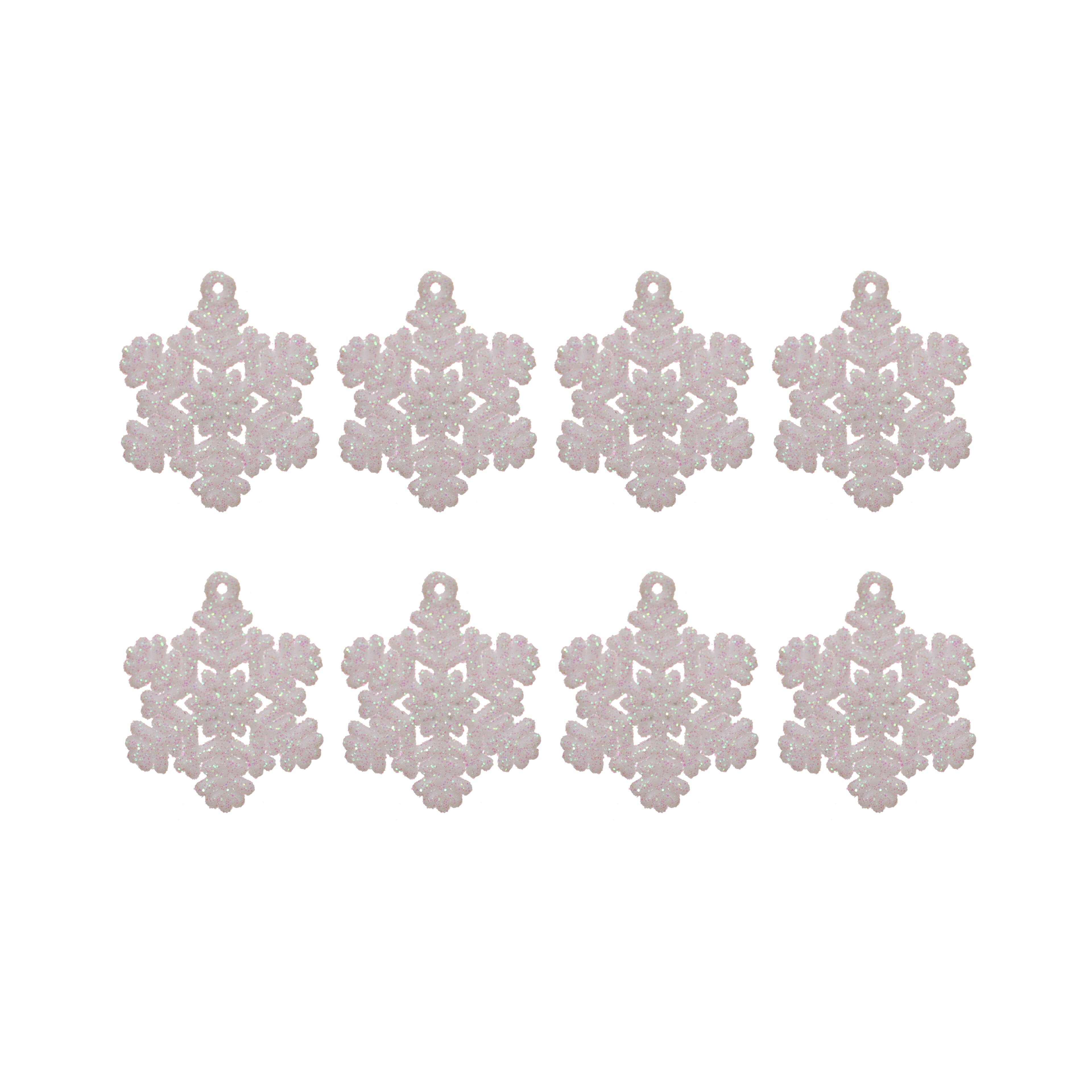 Mini Snowflake Decorations, 8ct. by Ashland®