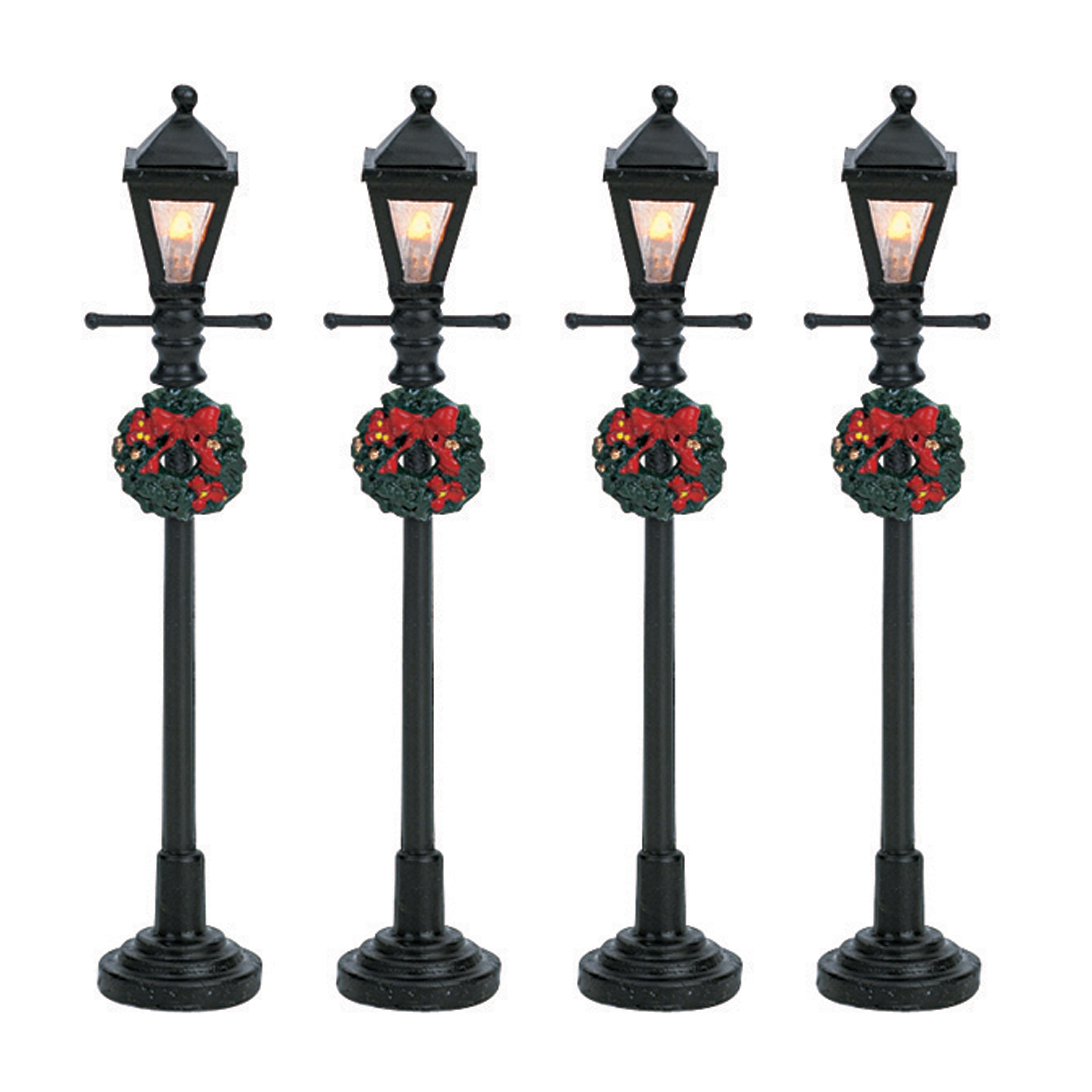 Lemax&#xAE; Gas Lantern Street Lamp Set, 4ct.