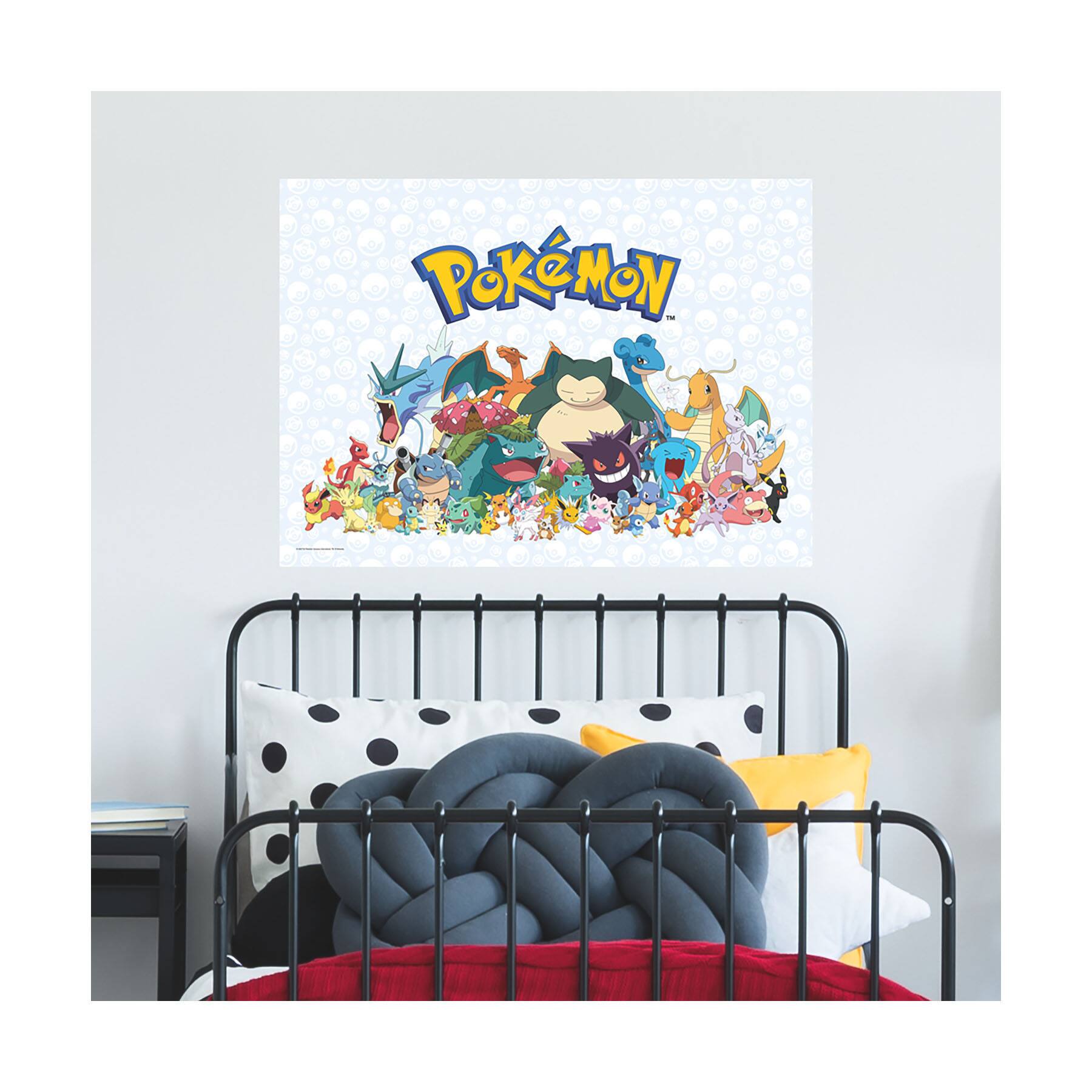 RoomMates Pok&#xE9;mon Characters Peel &#x26; Stick Wall Graphix