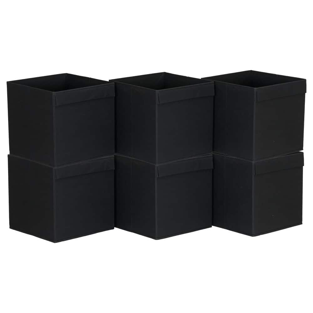 Household Essentials 11" Storage Cubes with Lip Handles, 6ct.