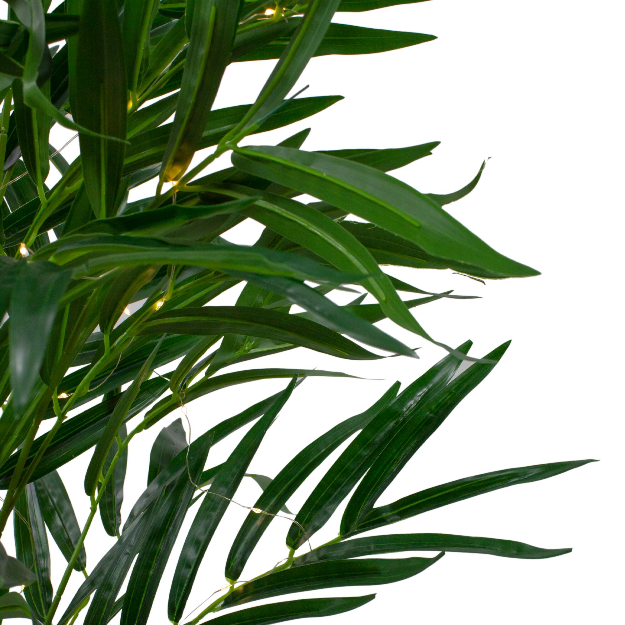 42" LED Lighted Potted Artificial Majesty Palm Plant