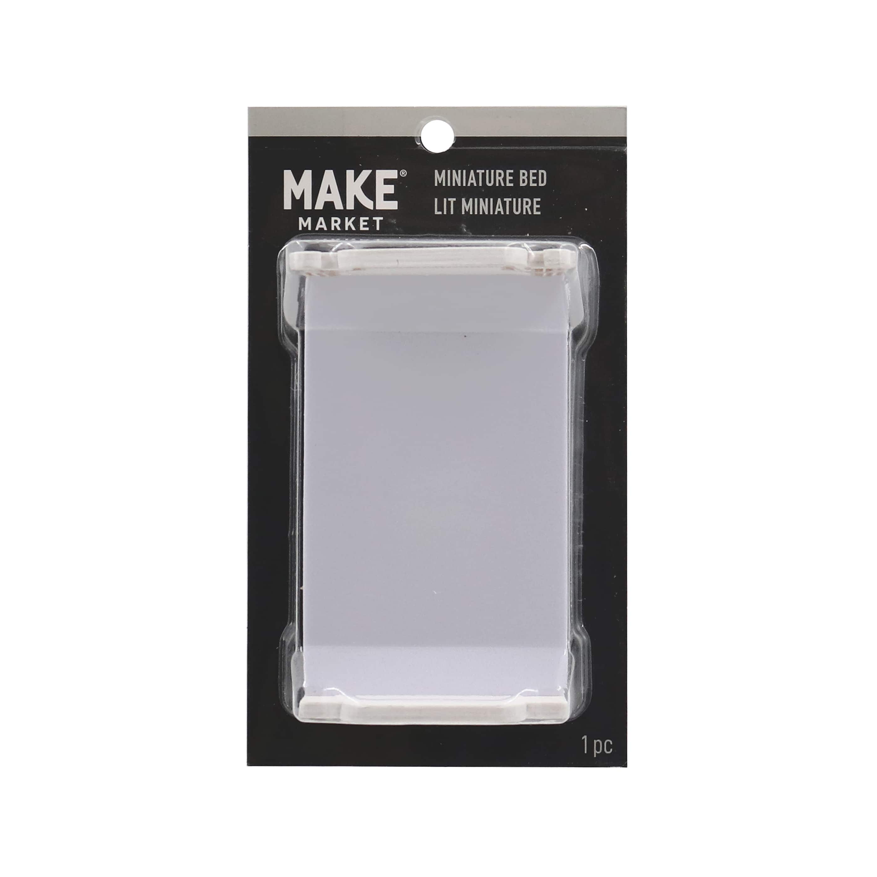 Miniature White Bed by Make Market®