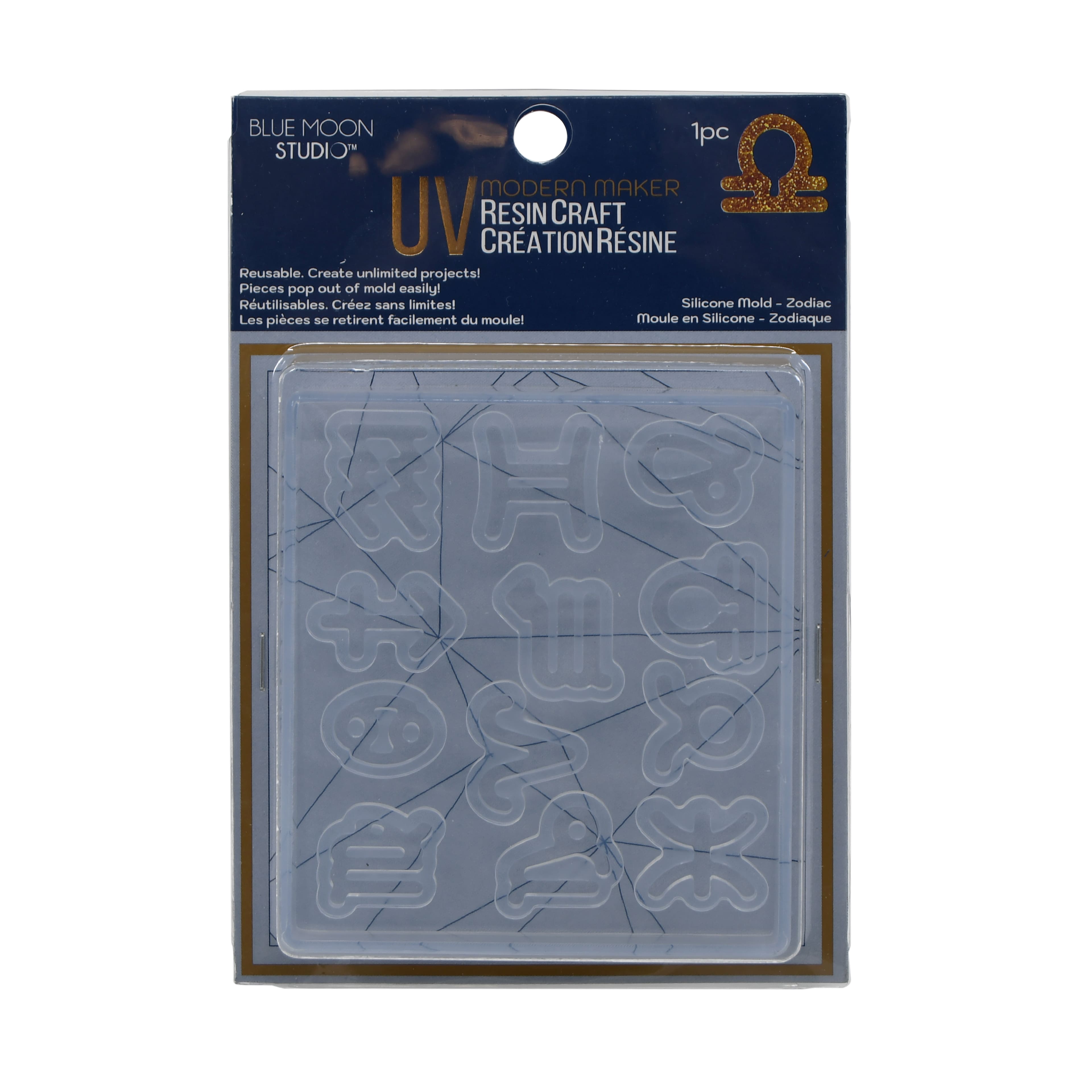 Blue Moon Studio&#x2122; UV Resin Craft Zodiac Mold