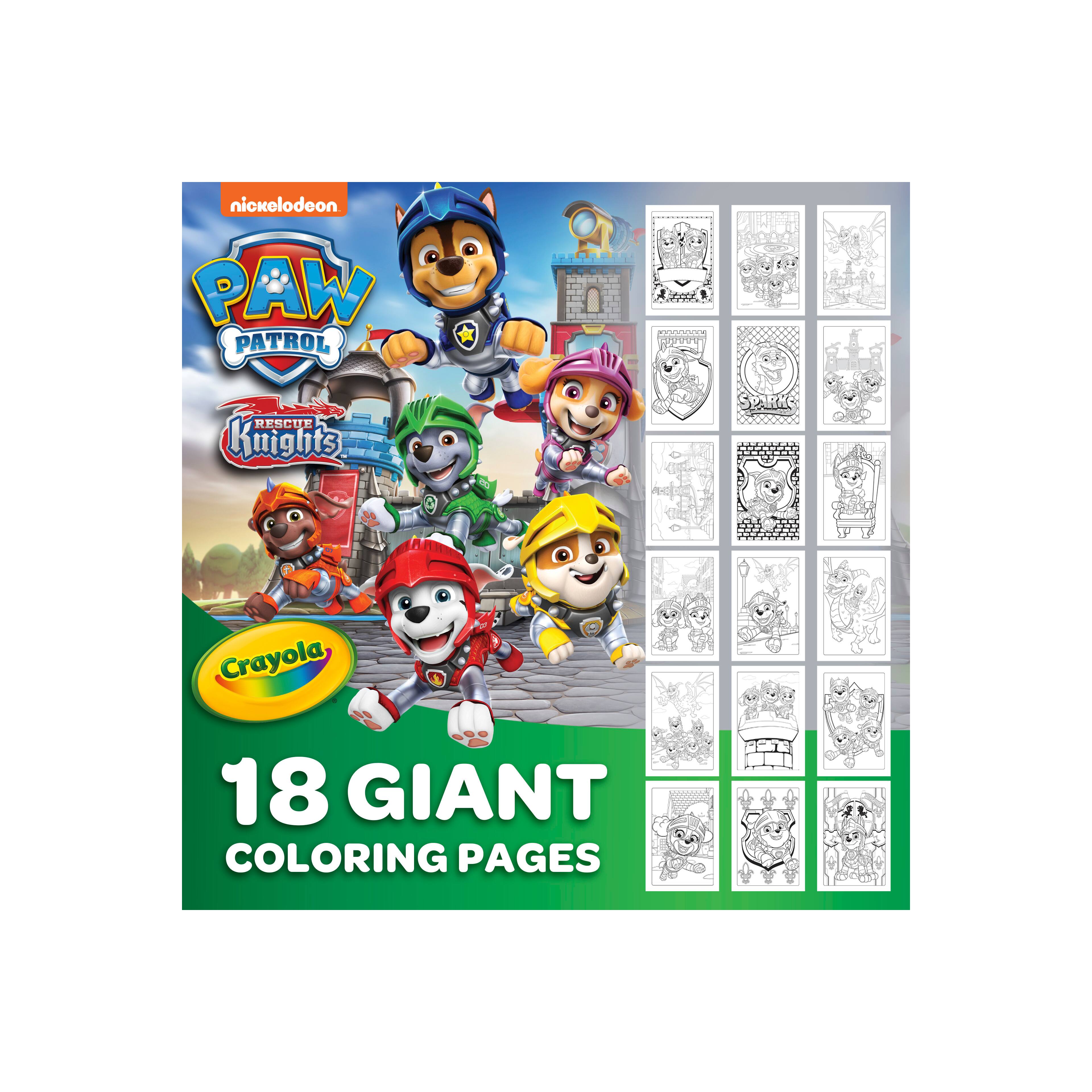 12 Pack: Crayola&#xAE; Paw Patrol&#xAE; Giant Coloring Pages with Folder Storage