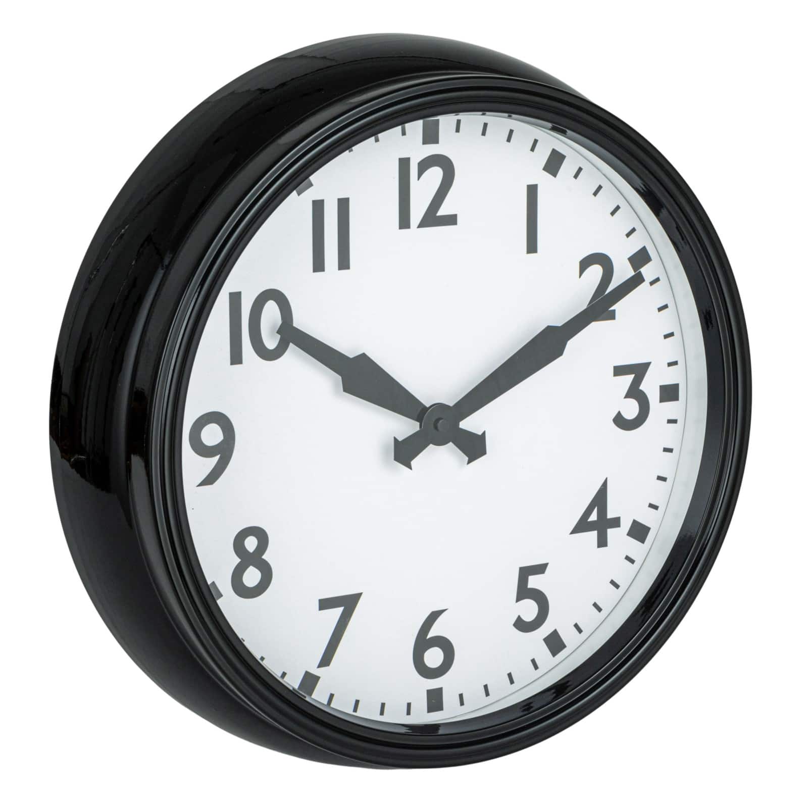 Hello Honey® 15" Black & White Timeless Contrast Round Wall Clock