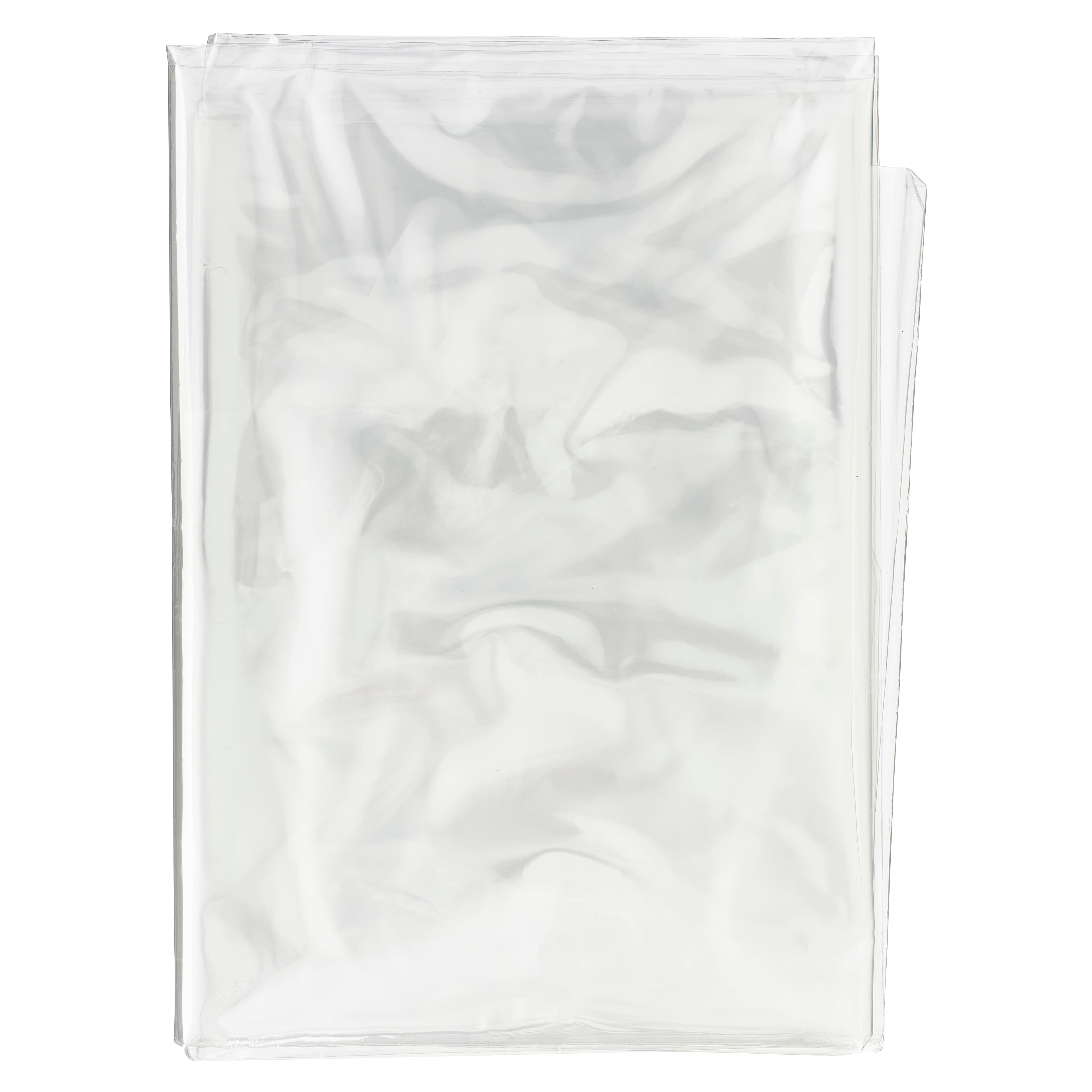 LazyMe Christmas Basket Cellophane Shrink Bags, 24x30 inch, Shrink Wrap  Bags Large, Clear (5Pcs)