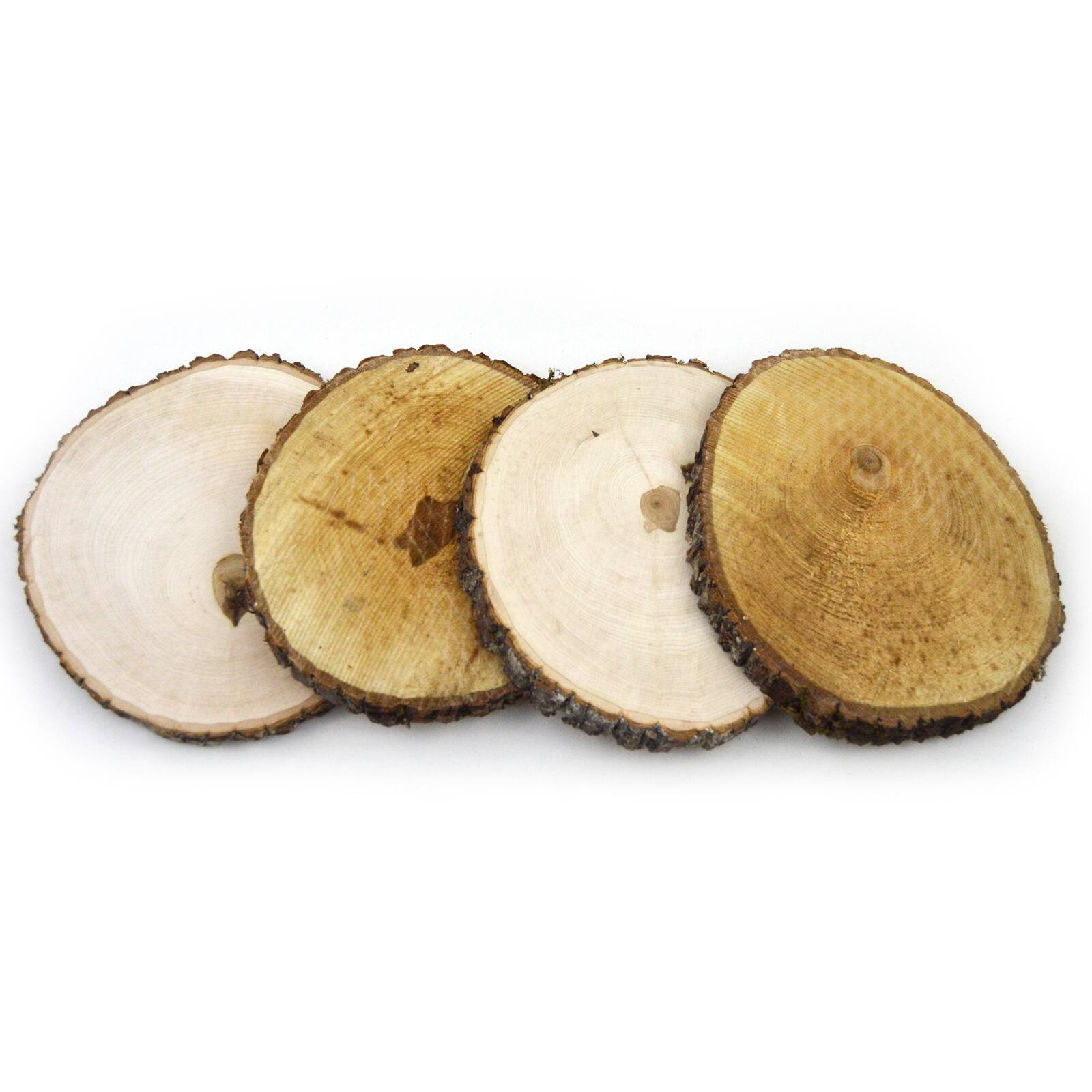 Wilson® Enterprises 4 Pack Natural Basswood Round
