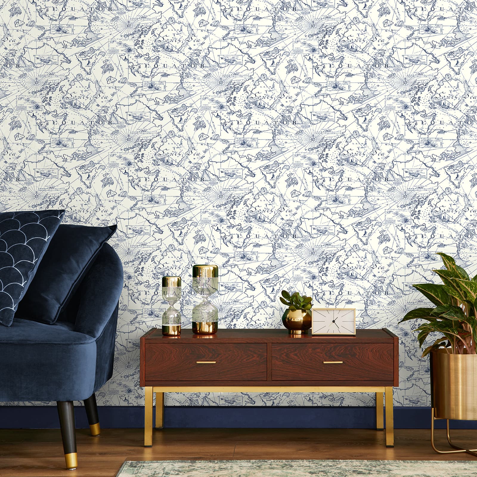 Tommy Bahama® Charted Course Peel & Stick Wallpaper