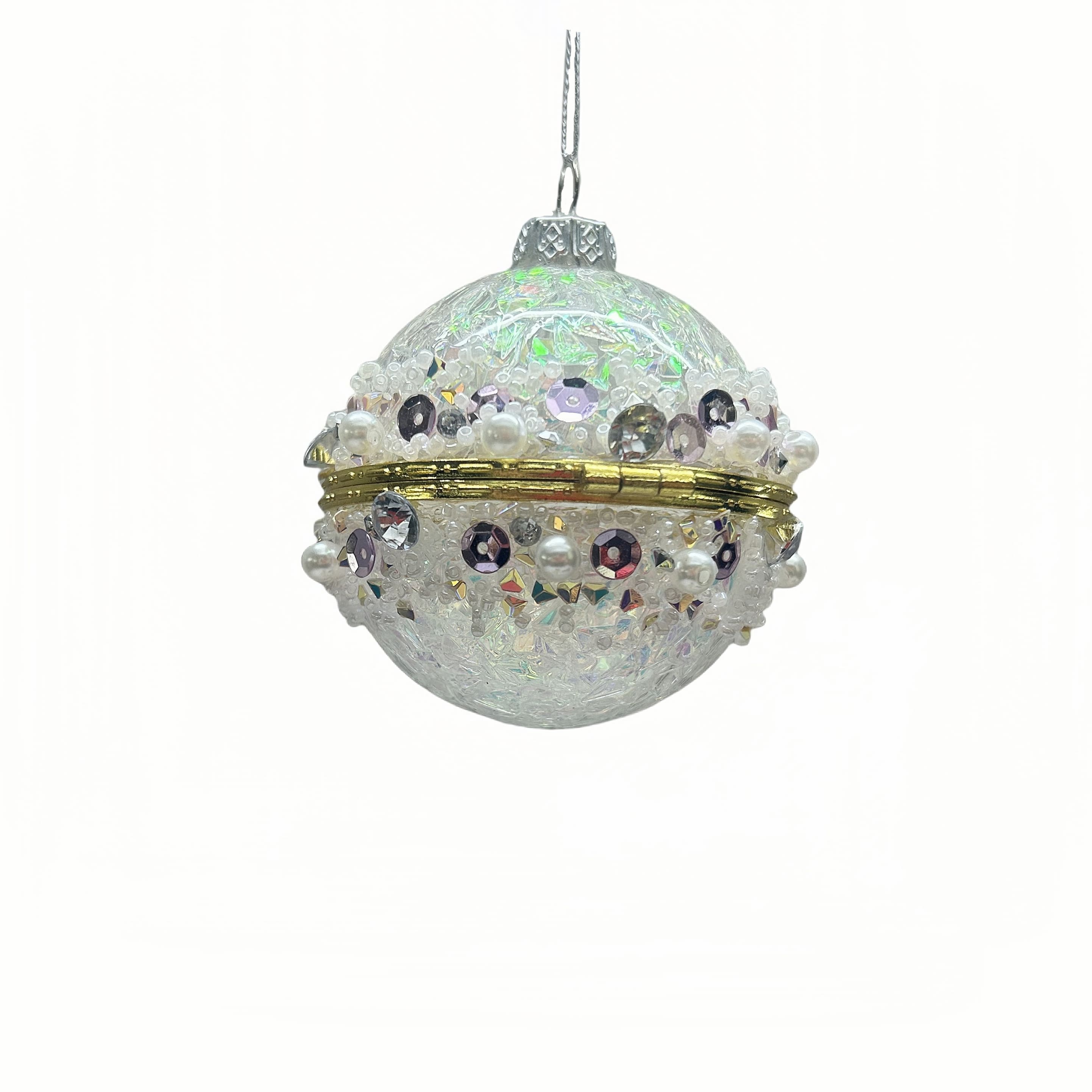 3.25&#x22; Iridescent Jewels Glass Ball Ornament by Ashland&#xAE;