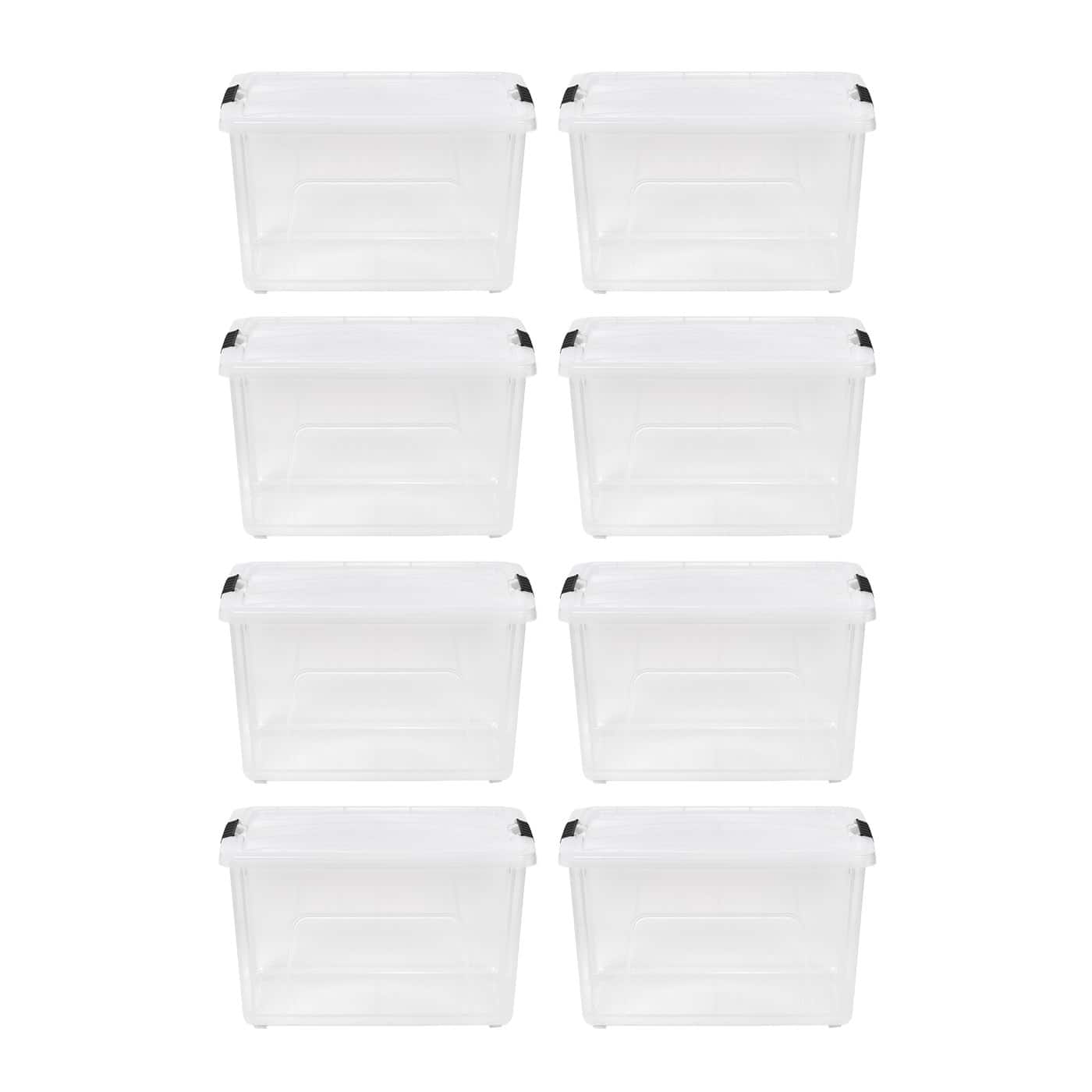 IRIS Stack & Pull™ Plastic Storage Boxes