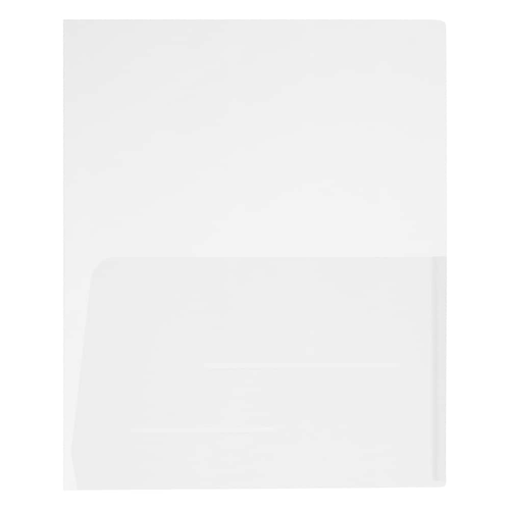 JAM Paper Plastic Lightweight 2-Pocket Presentation Folders, 6ct.