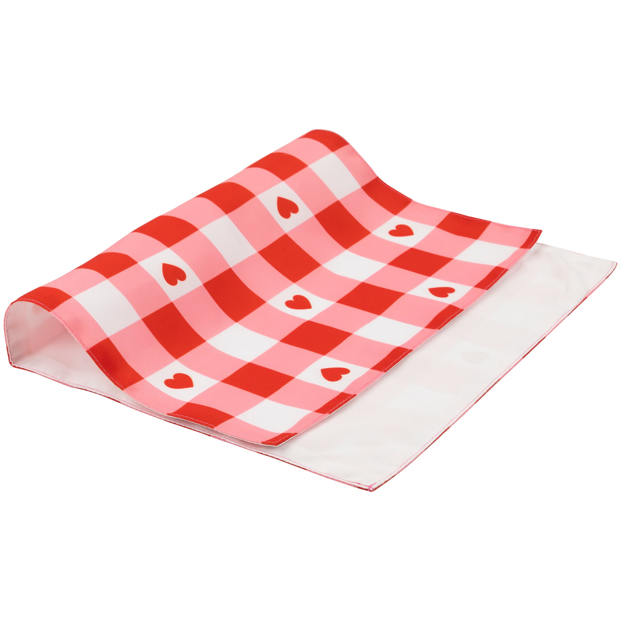 Checkered Hearts Valentine&#x27;s Day Placemats, 4ct.