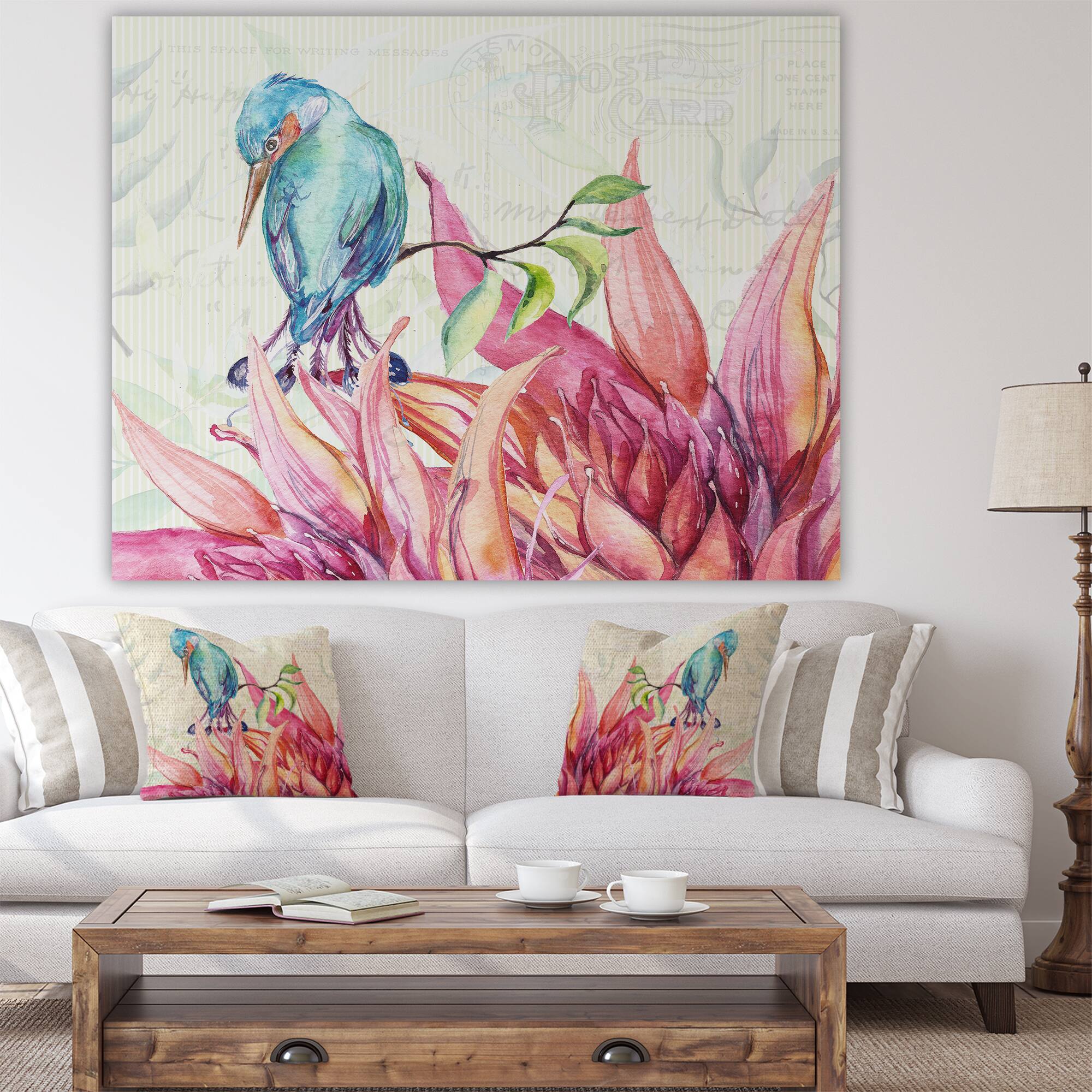 Designart - Tropical Garden I - Cottage Premium Canvas Wall Art