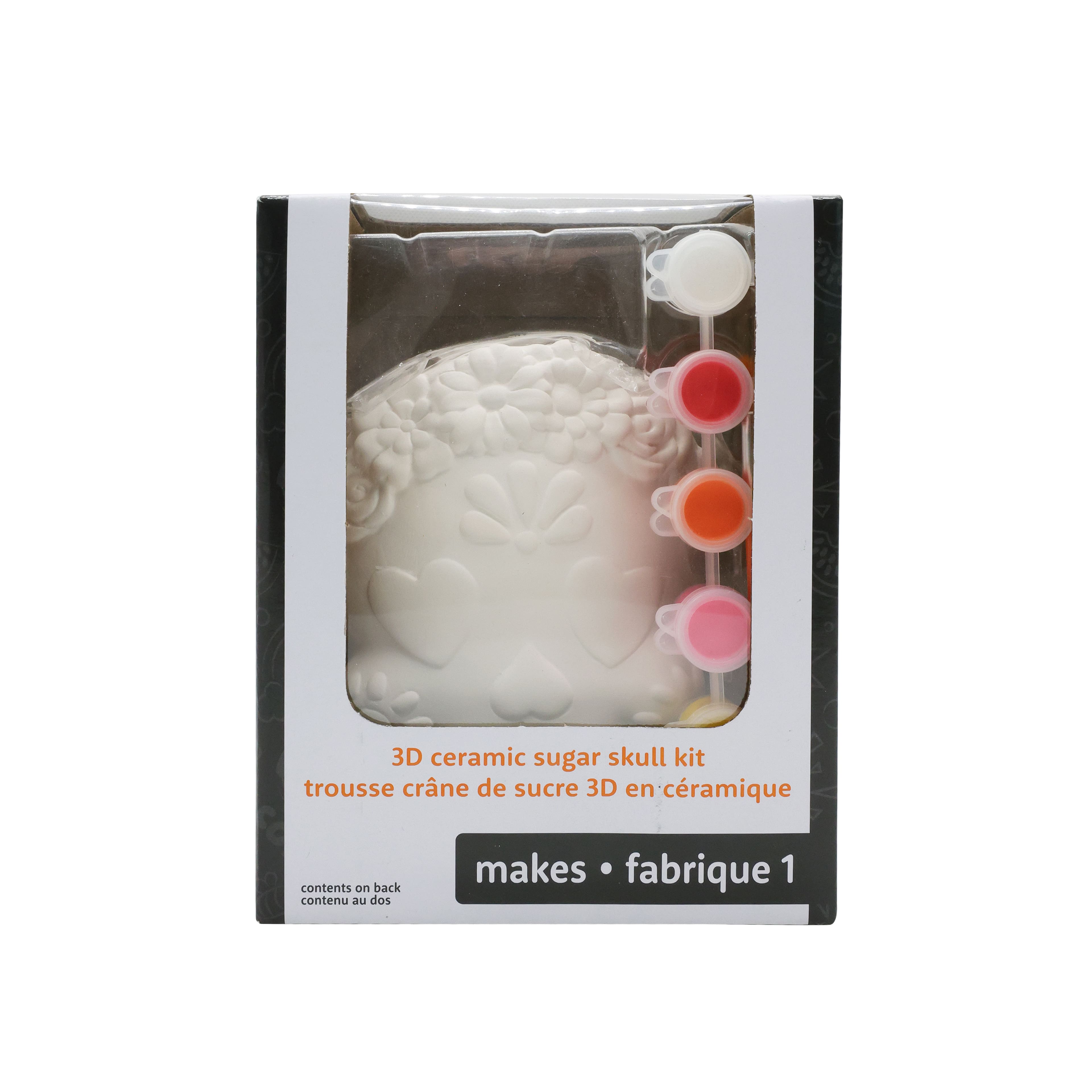 3D Ceramic Sugar Skull Kit by Creatology&#x2122;