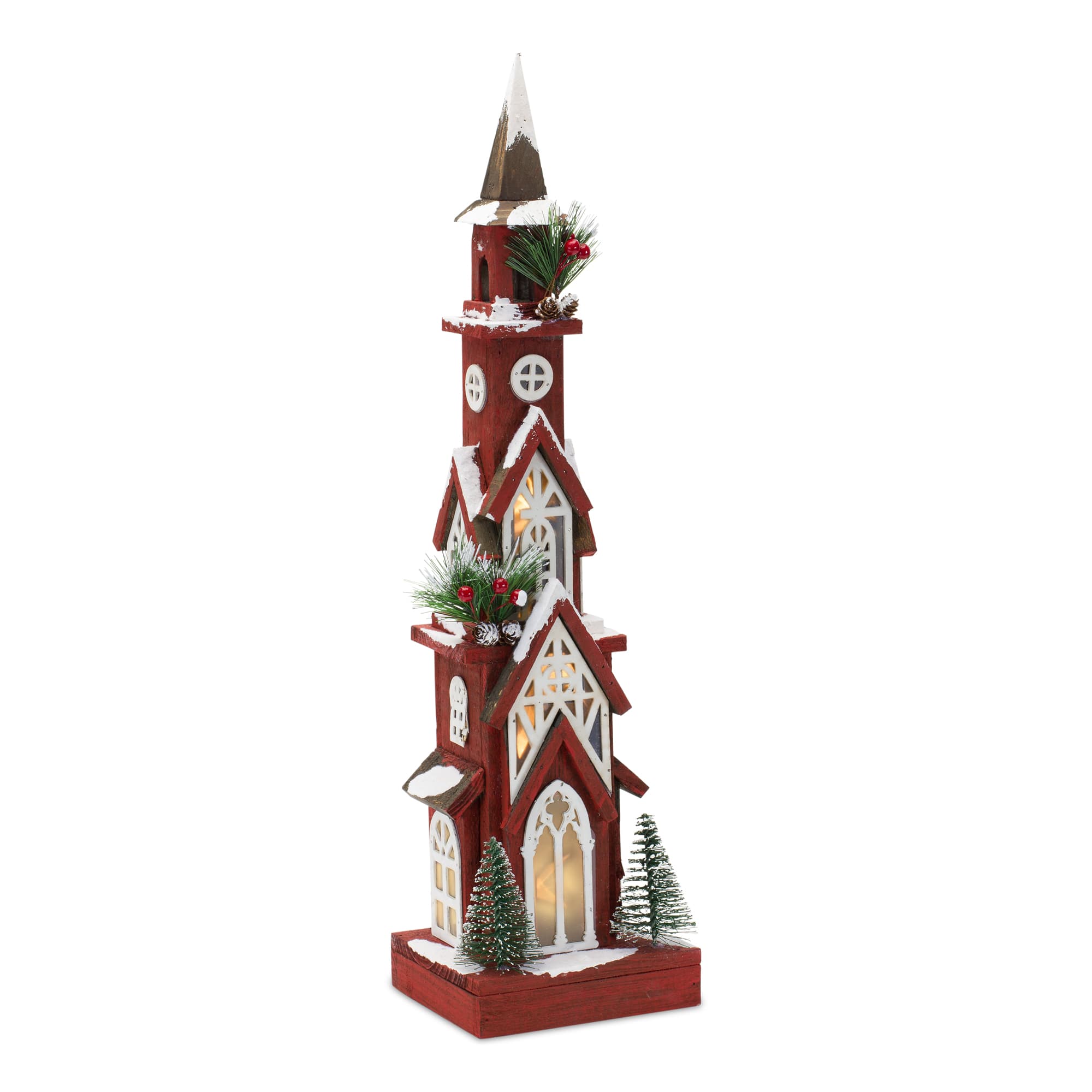 24&#x22; Wooden Church Replica