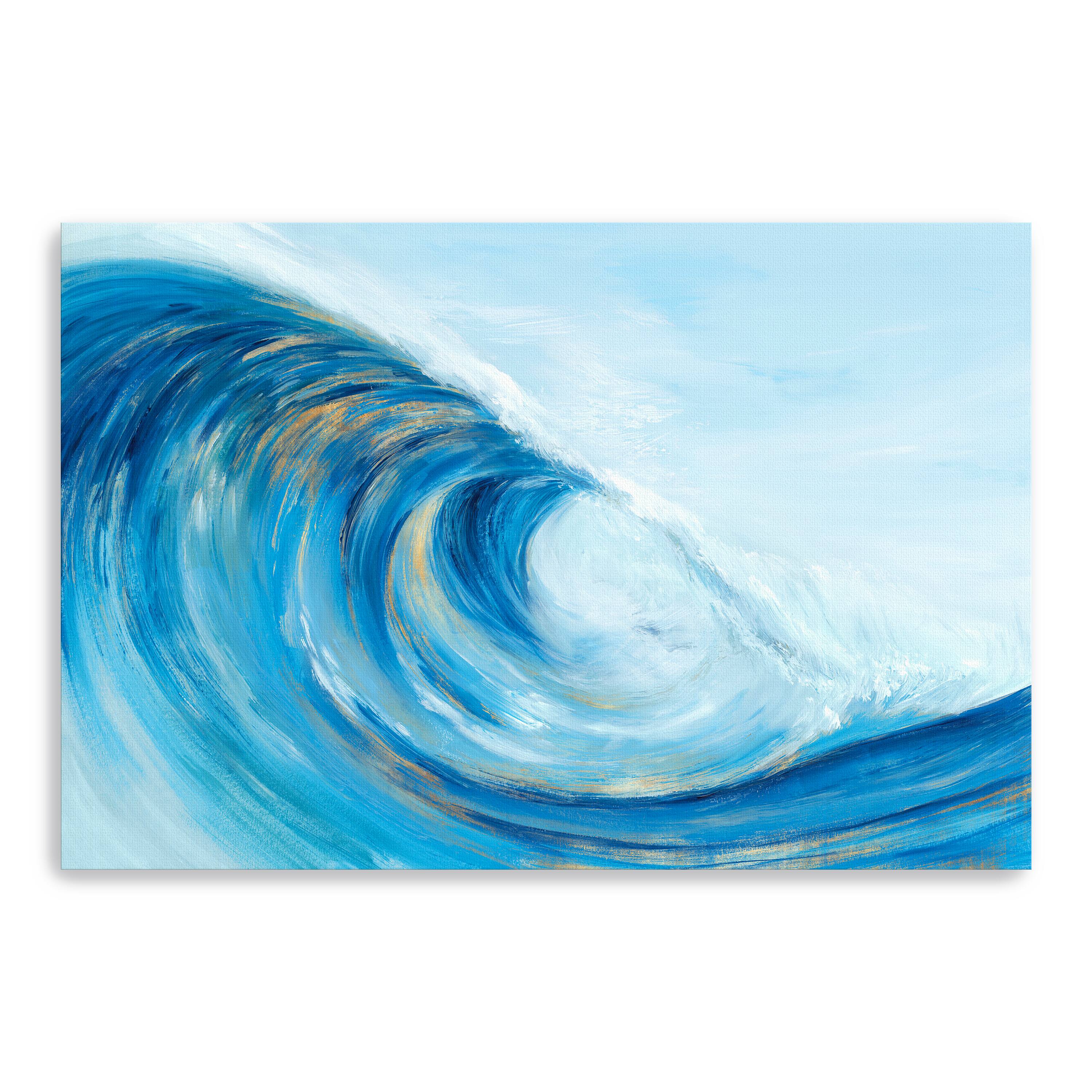 Lumaprints Wave Curl I Canvas Gicl&#xE9;e