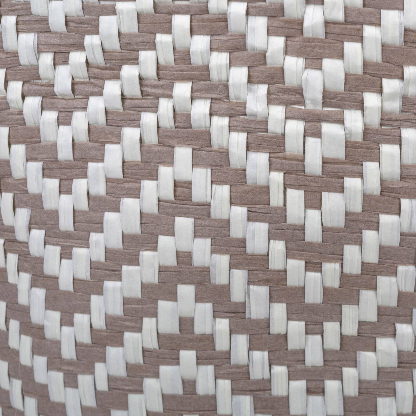 DII® Large Stone Chevron Rectangle Woven Paper Basket
