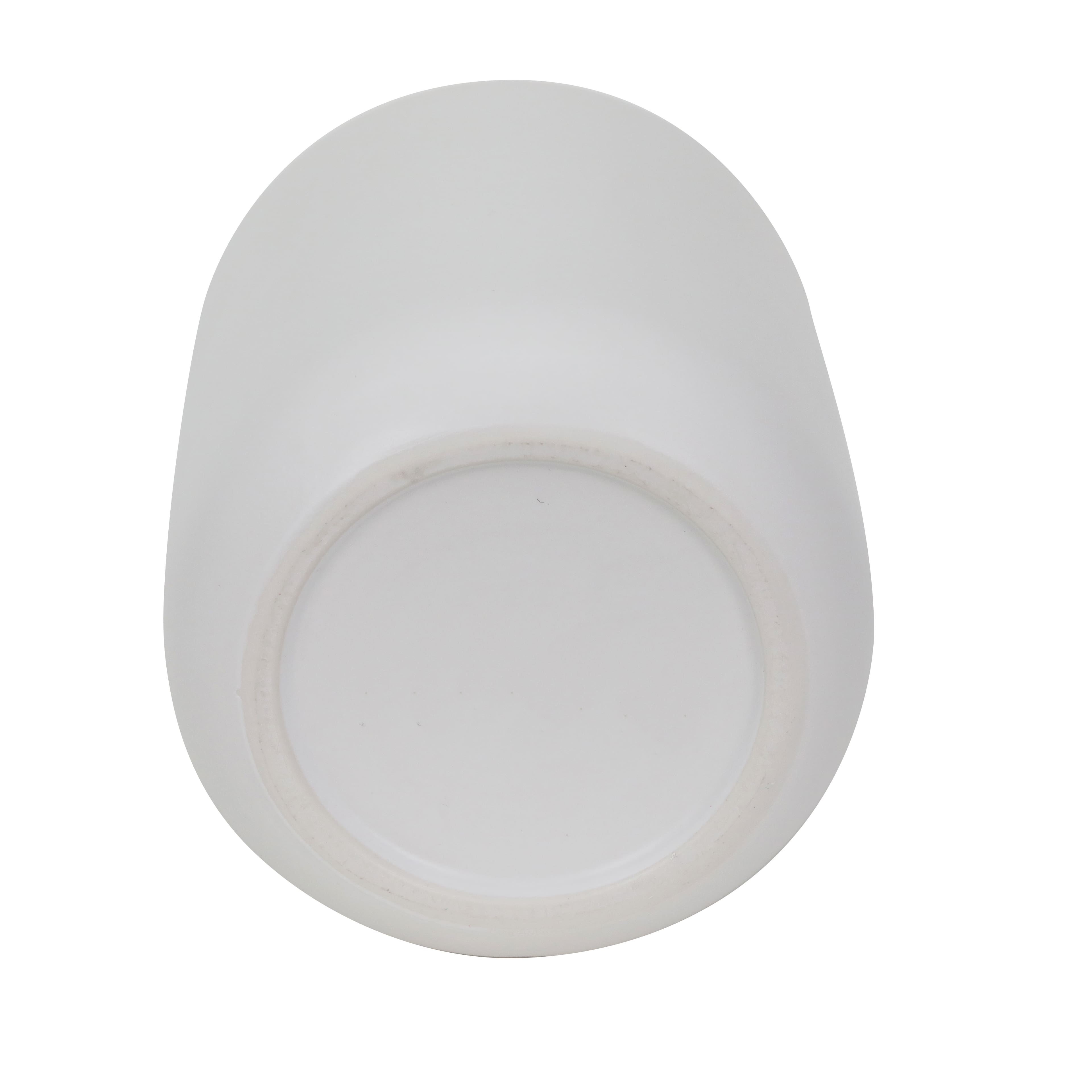 7.25&#x22; White Stoneware Utensil Holder by Ashland&#xAE;