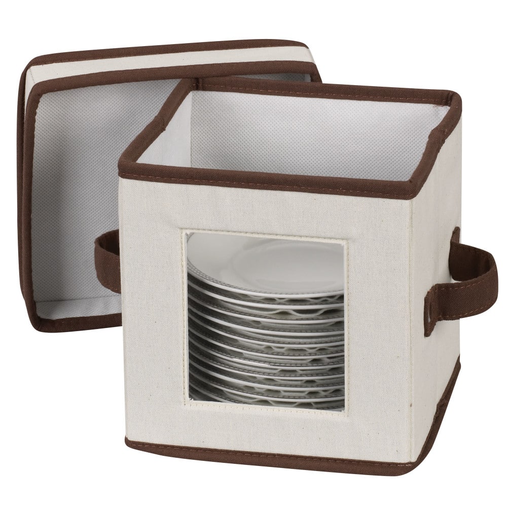 Household Essentials Plate Storage Box