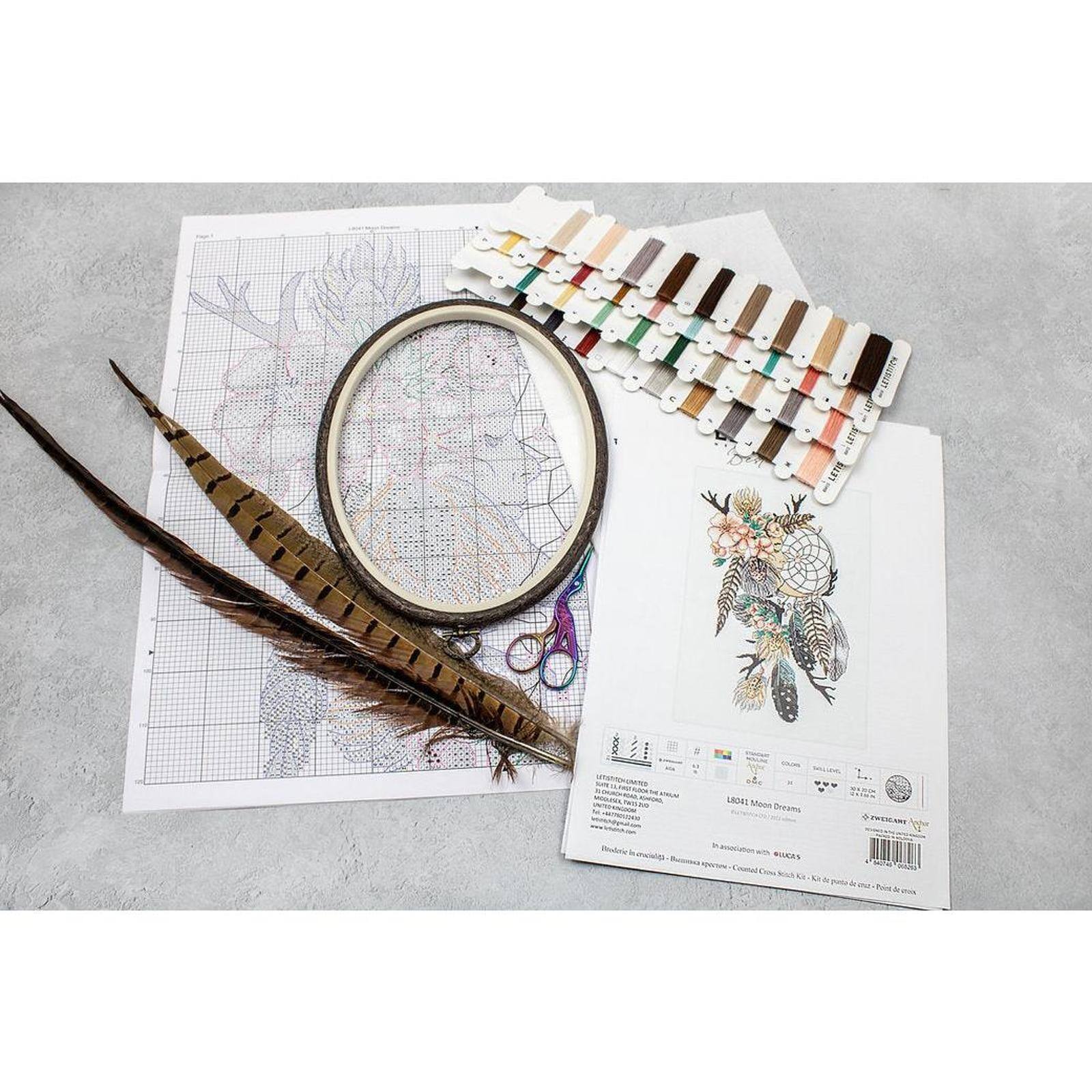 Letistitch Moon Dreams Counted Cross Stitch Kit