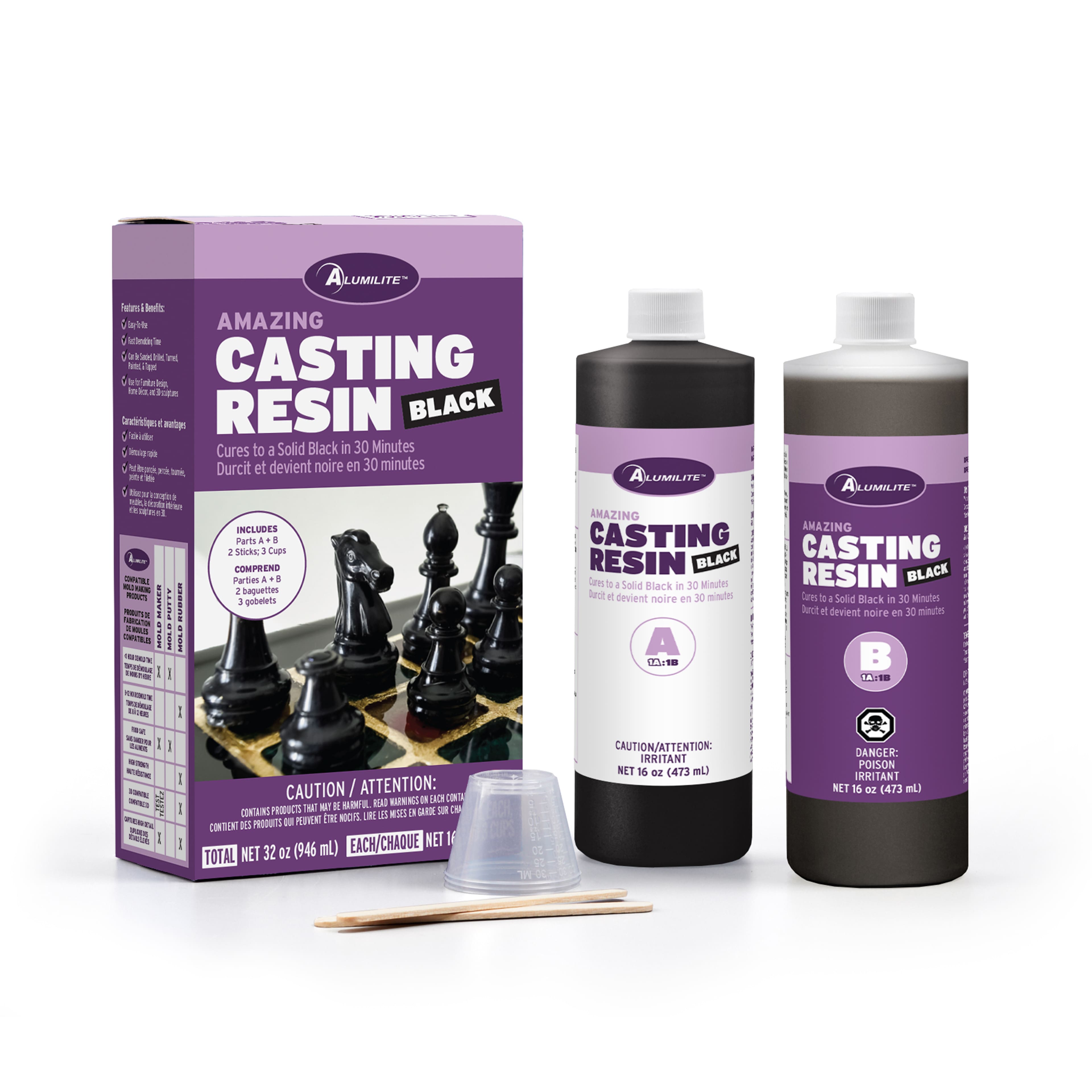Alumilite&#x2122; 32oz. Amazing Black Casting Resin