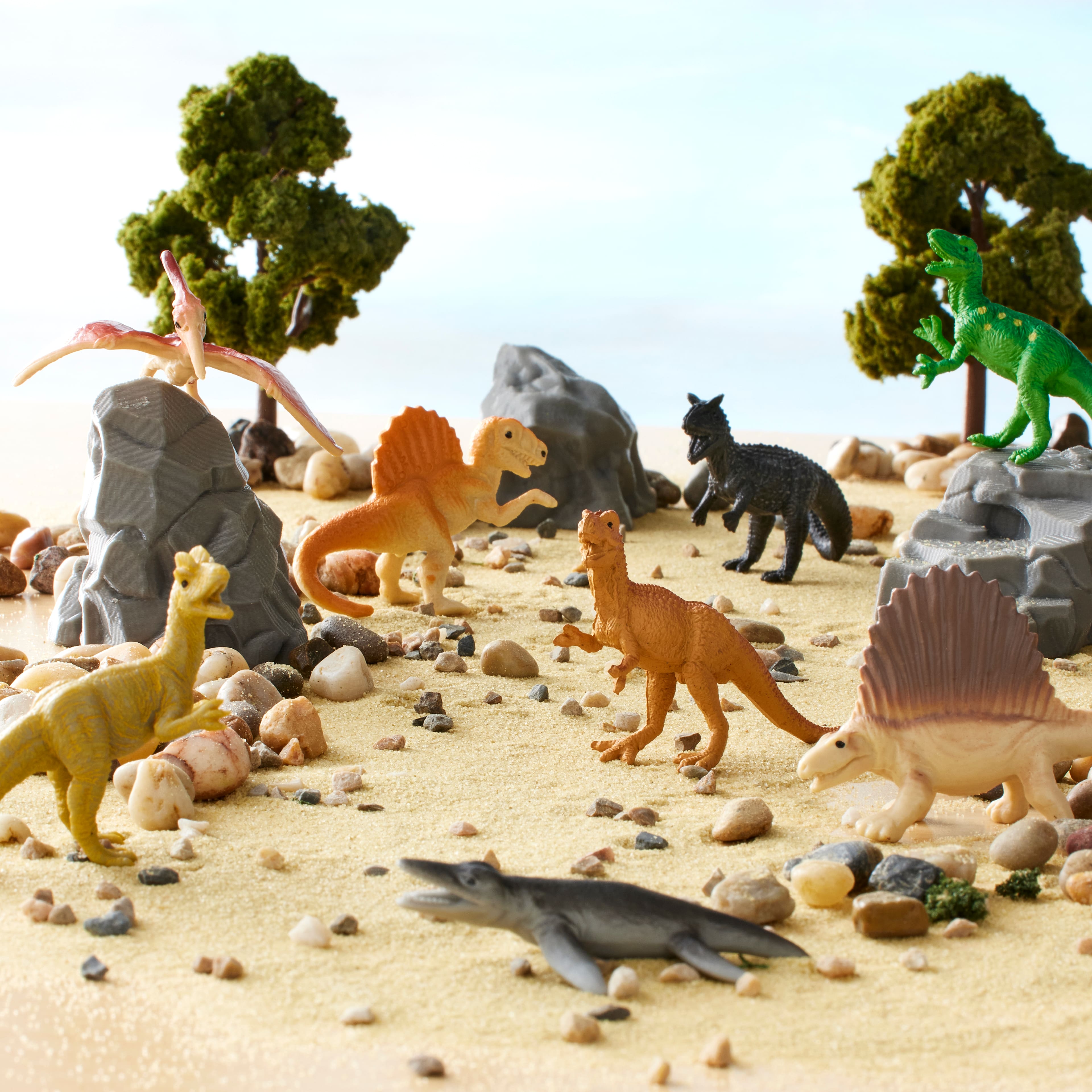 12 Pack: Safari Ltd&#xAE; TOOBS&#xAE; Carnivorous Dinos Set