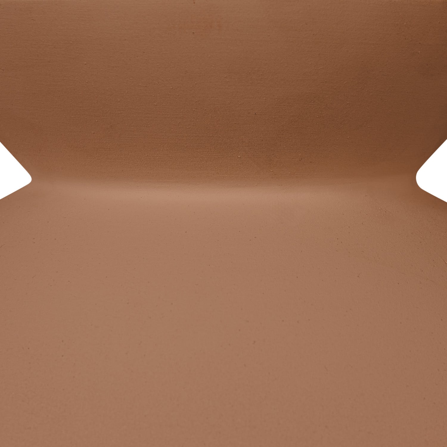 Hello Honey&#xAE; Sienna Matte Terra Cotta Boho Ceramic Ceiling Light with White Fabric Cord