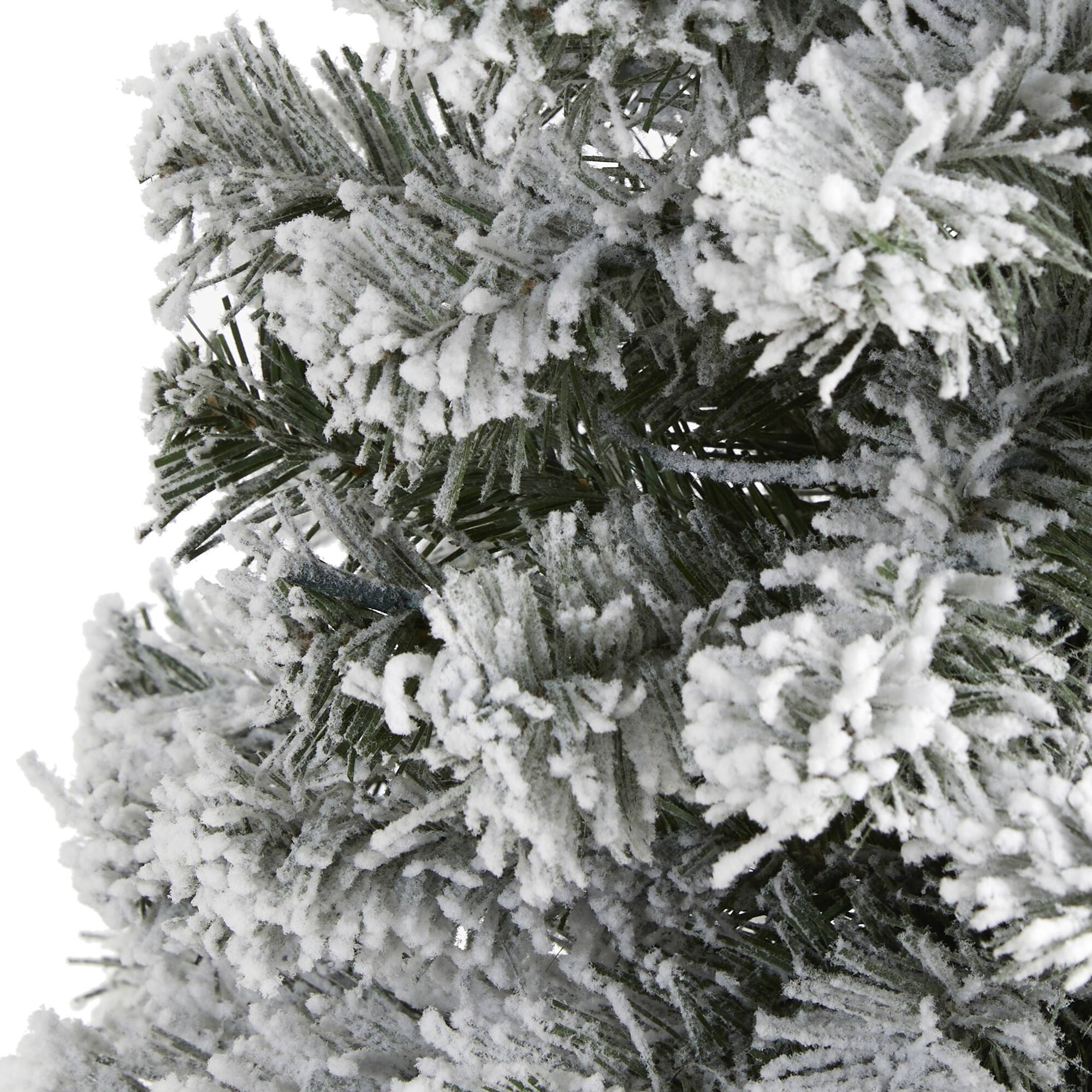 3ft. Unlit Flocked West Virginia Fir Artificial Christmas Tree