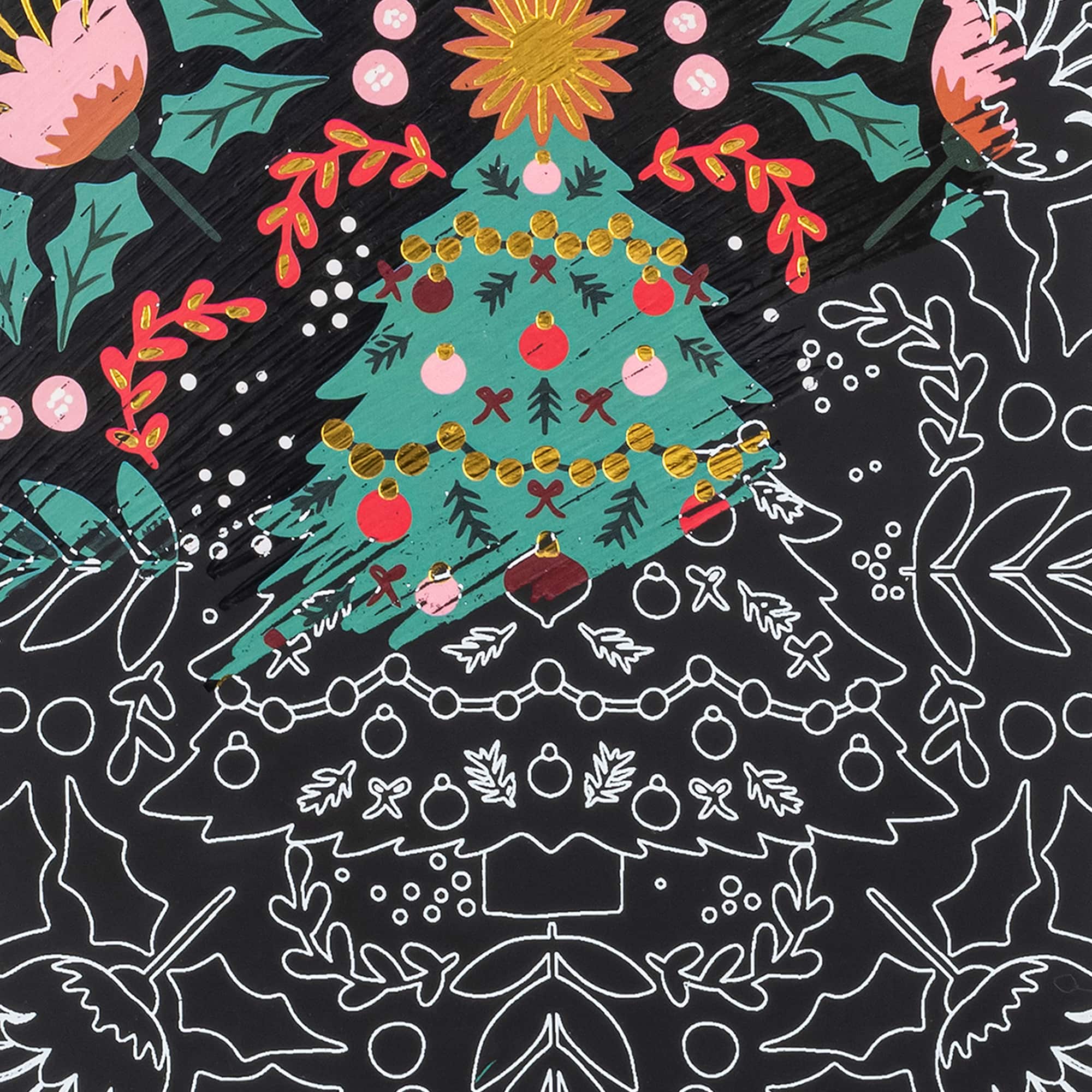 Brea Reese™ Holiday Mandala Scratch Art Card Kit