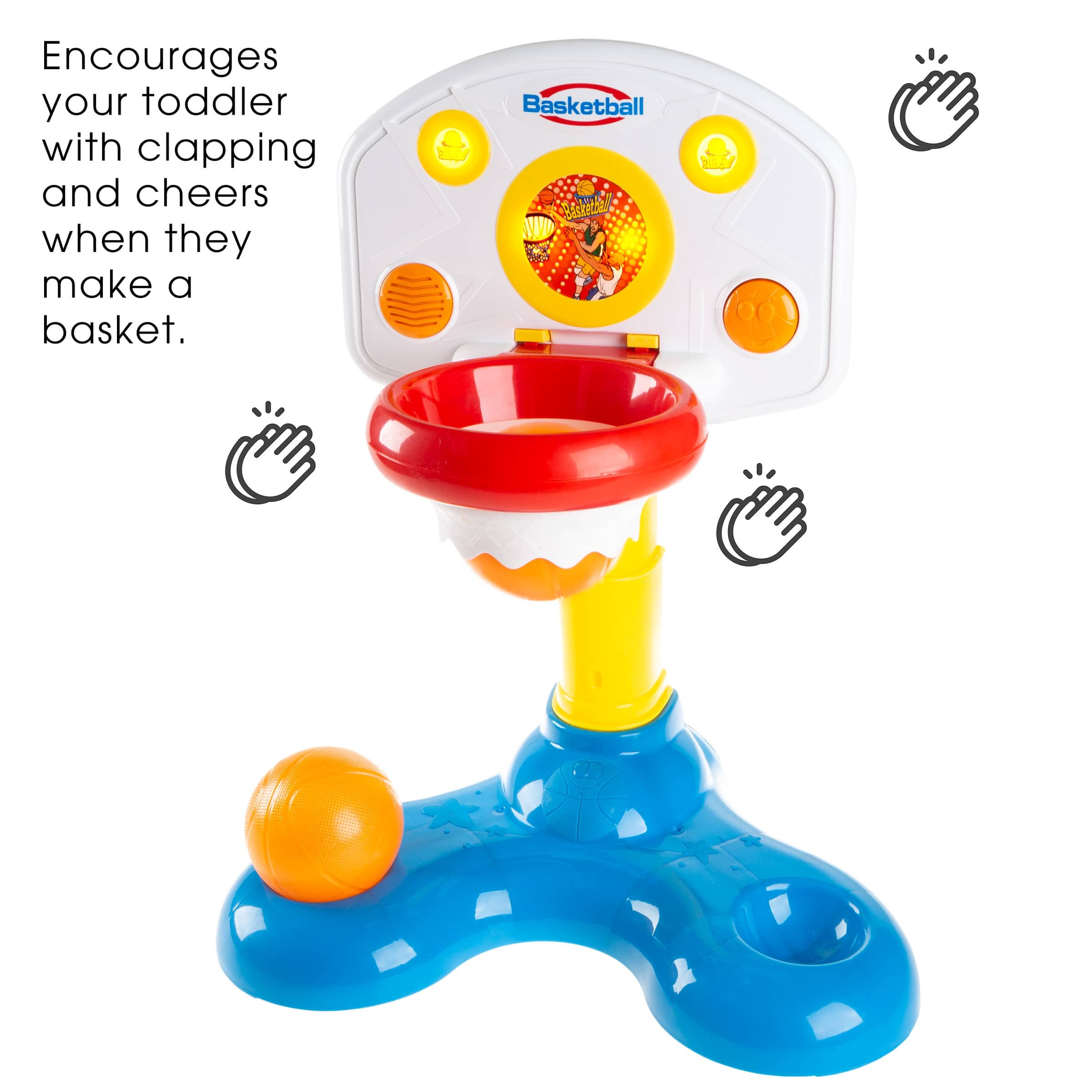 Toy Time Kid&#x27;s Mini Basketball Hoop