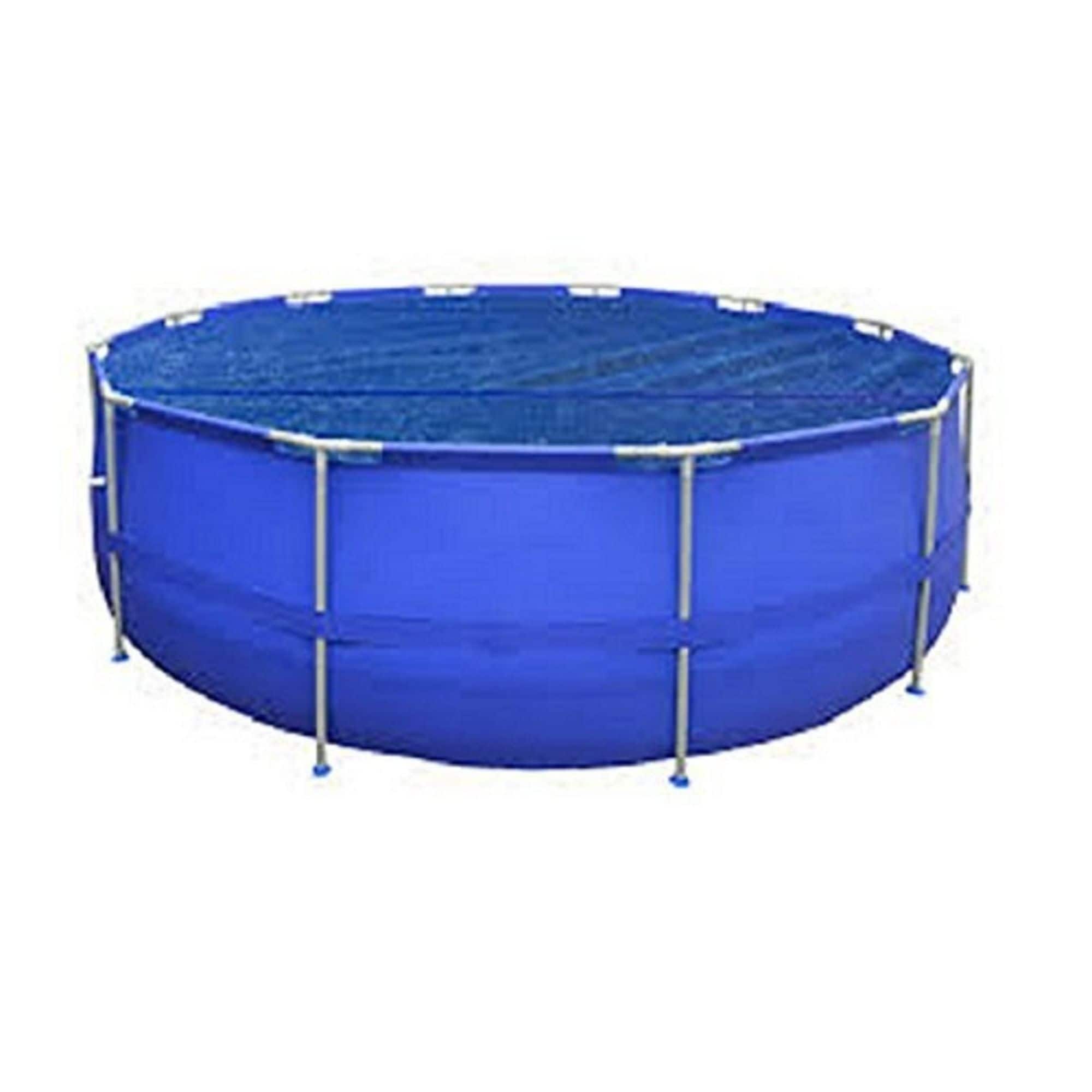 Pool Central 6.25ft. Round Floating Solar Swimming Pool Cover