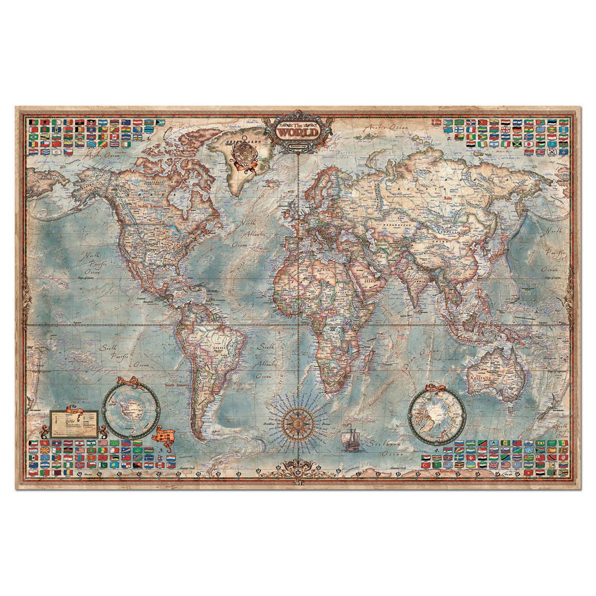 The World 4,000 Piece Jigsaw Puzzle