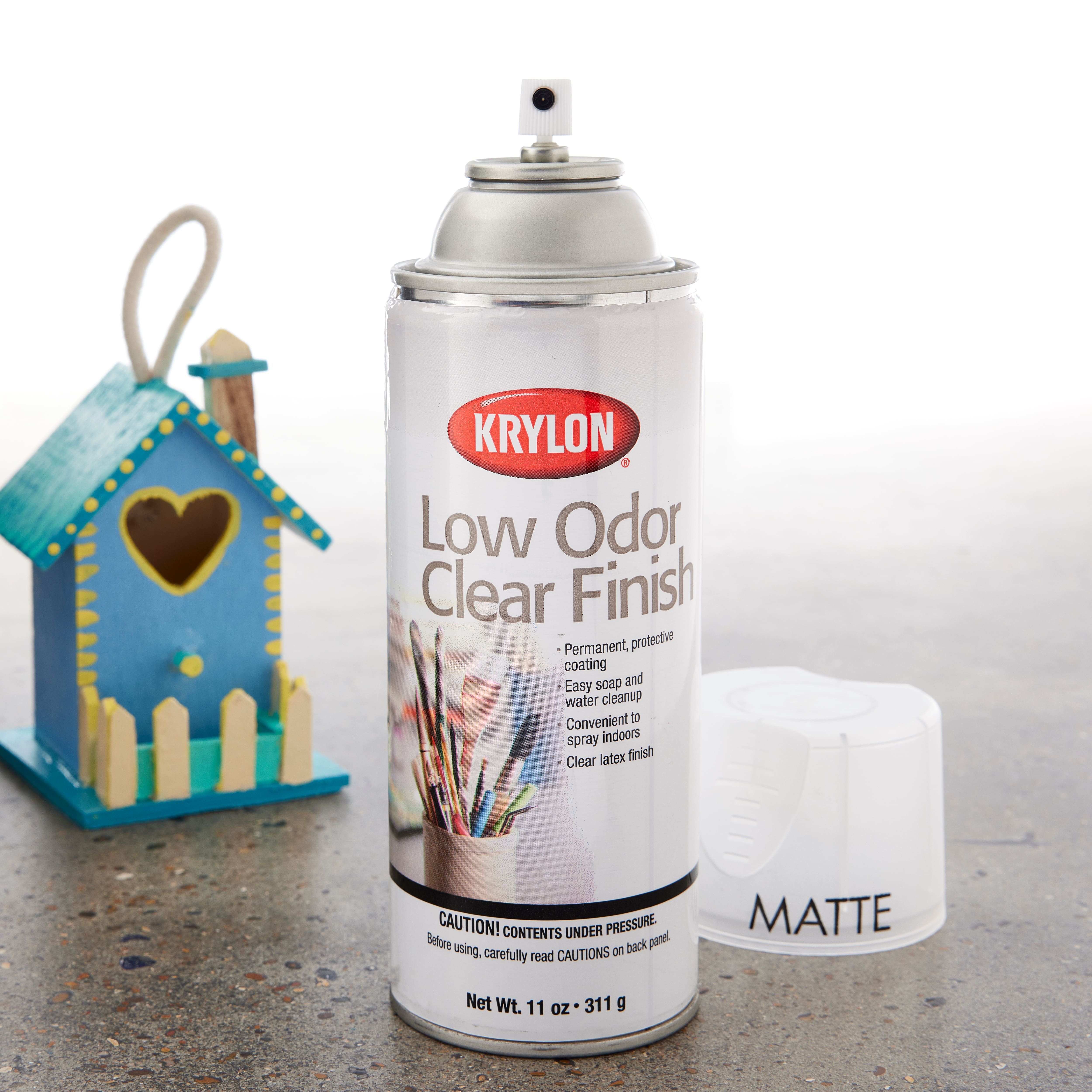 Low Odor Clear Finish Spray, Matte by Krylon – Viking Woodcrafts