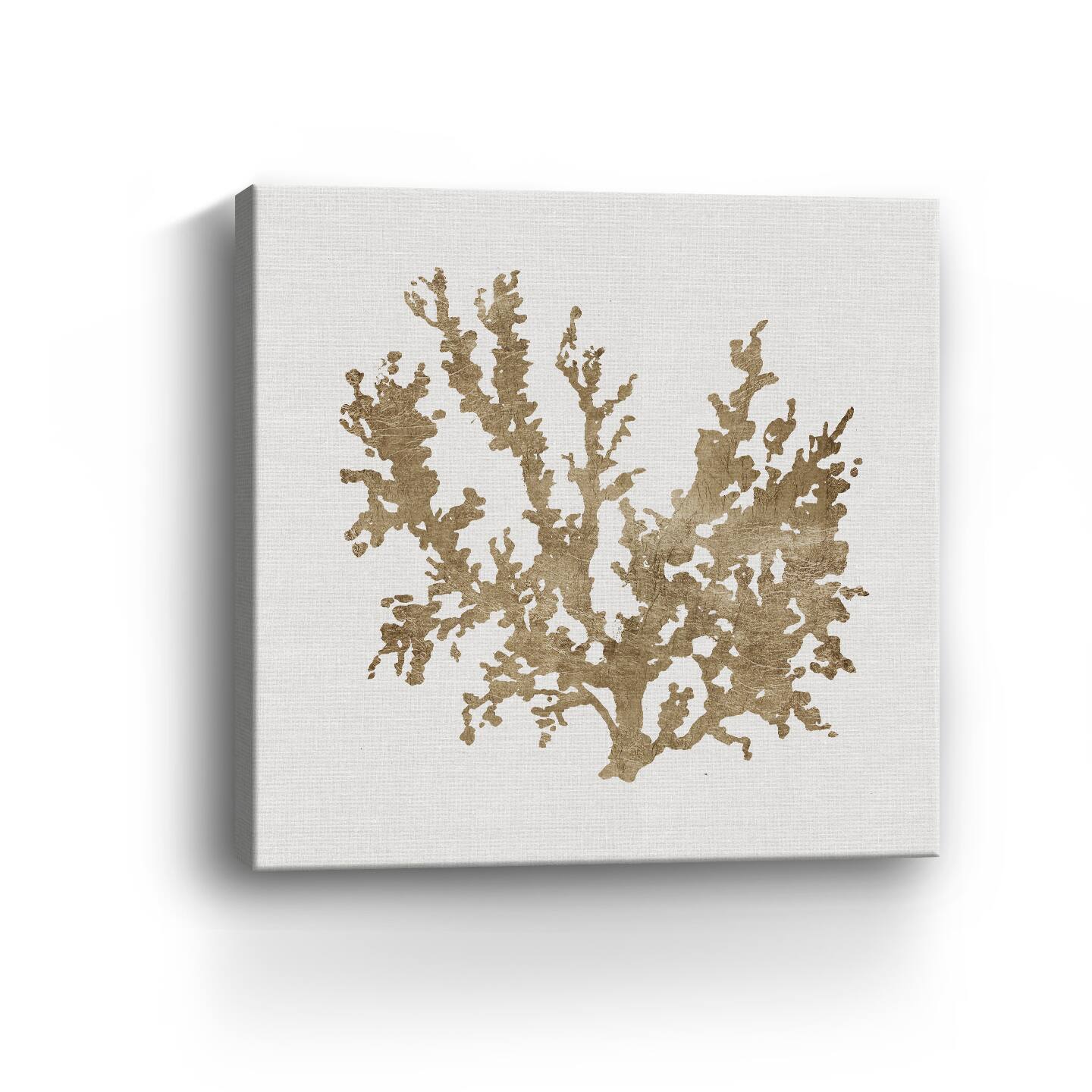 Metallic Coral II Canvas Giclee