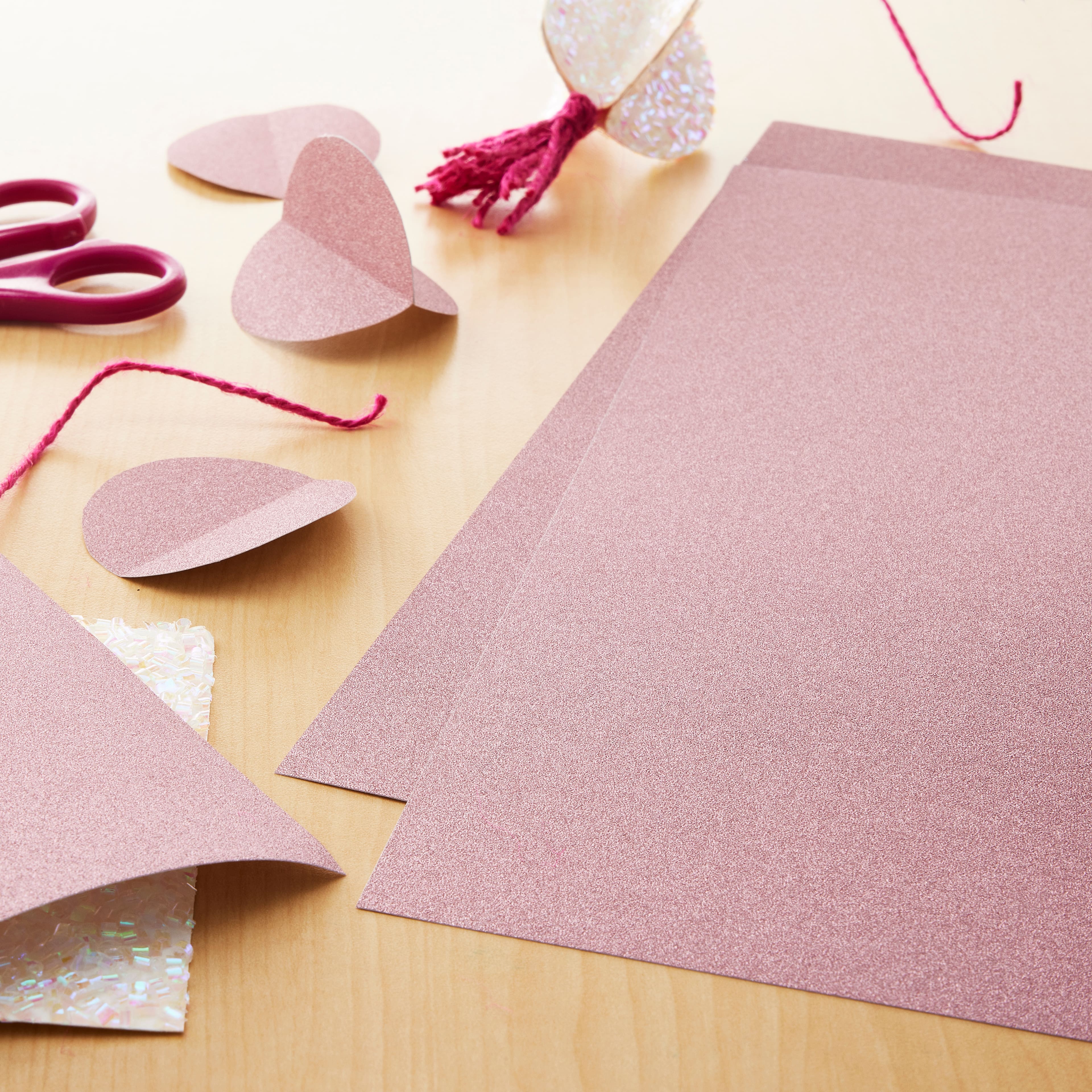 30 Pack: Signature&#x2122; POW Glitter Cardstock Paper by Recollections&#x2122;, 12&#x22; x 12&#x22;